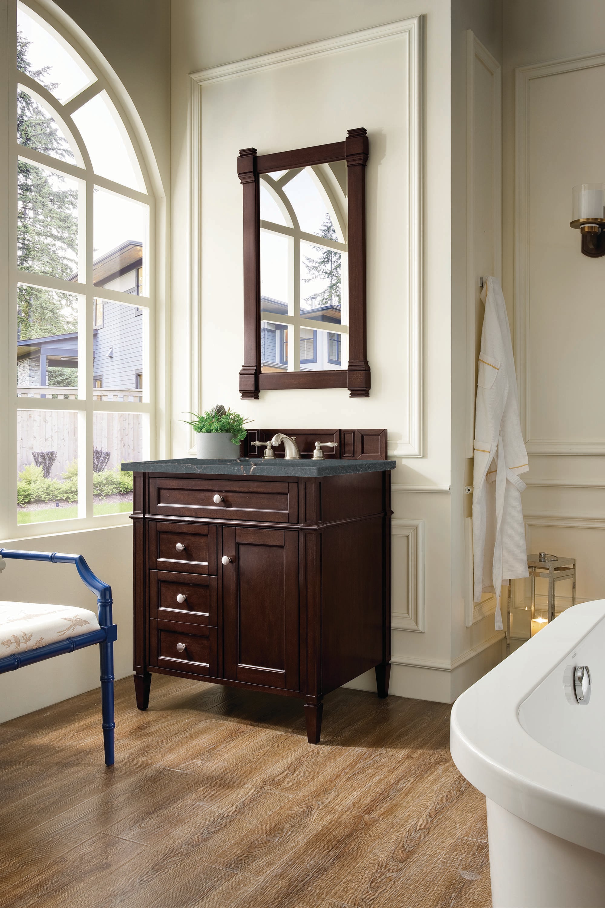 James Martin Vanities 650-V30-BNM-3PBL Bath-Vanity-Combo - View #3