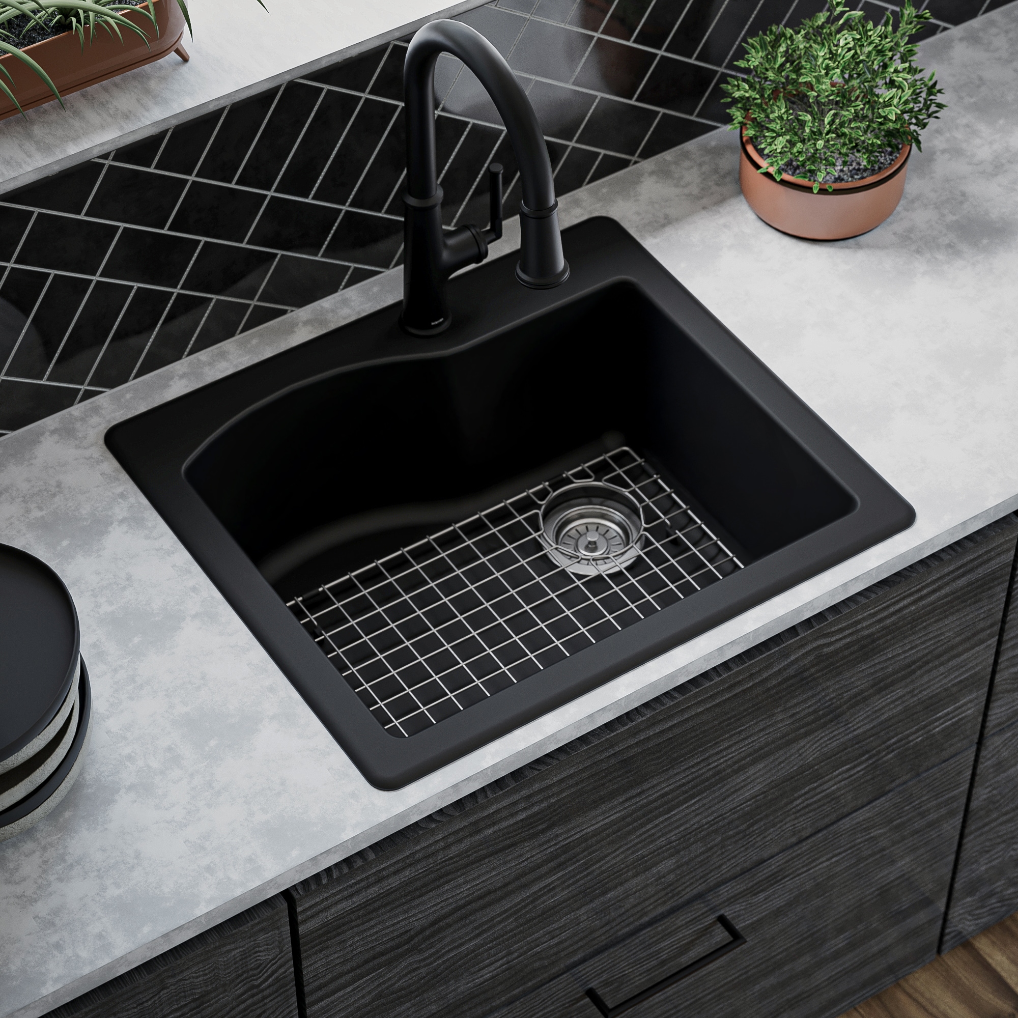 Karran QT-671-BL-PK1 Kitchen-Sinks - View #4