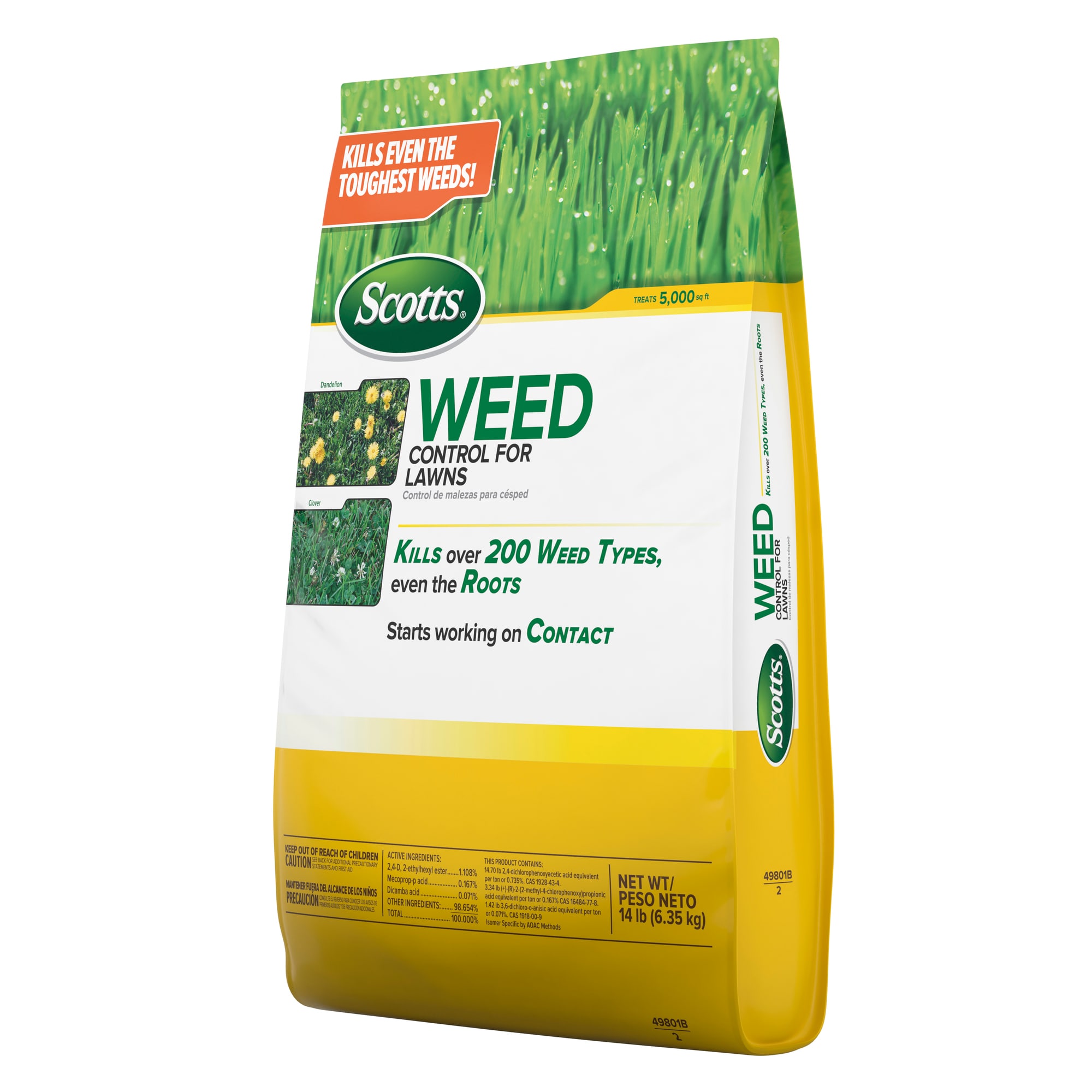 Scotts Weed Control for Lawns 14-lb Lawn Weed Killer in the Weed ...