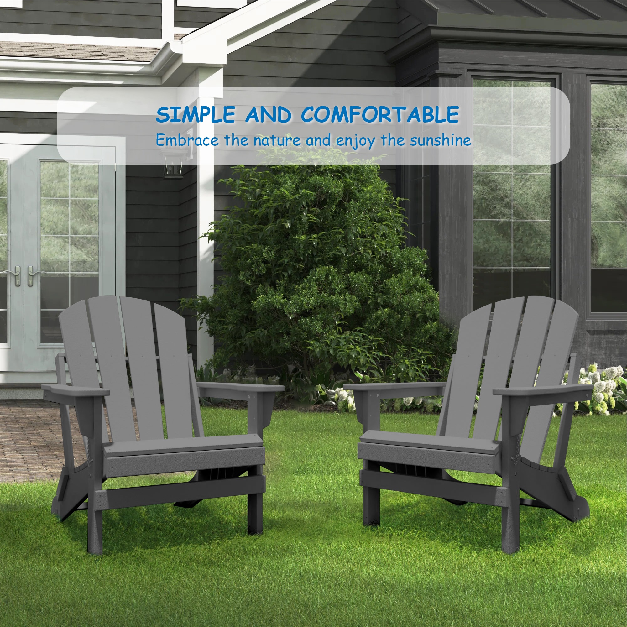 Forclover MONM1209-02GY Patio-Chairs - View #6