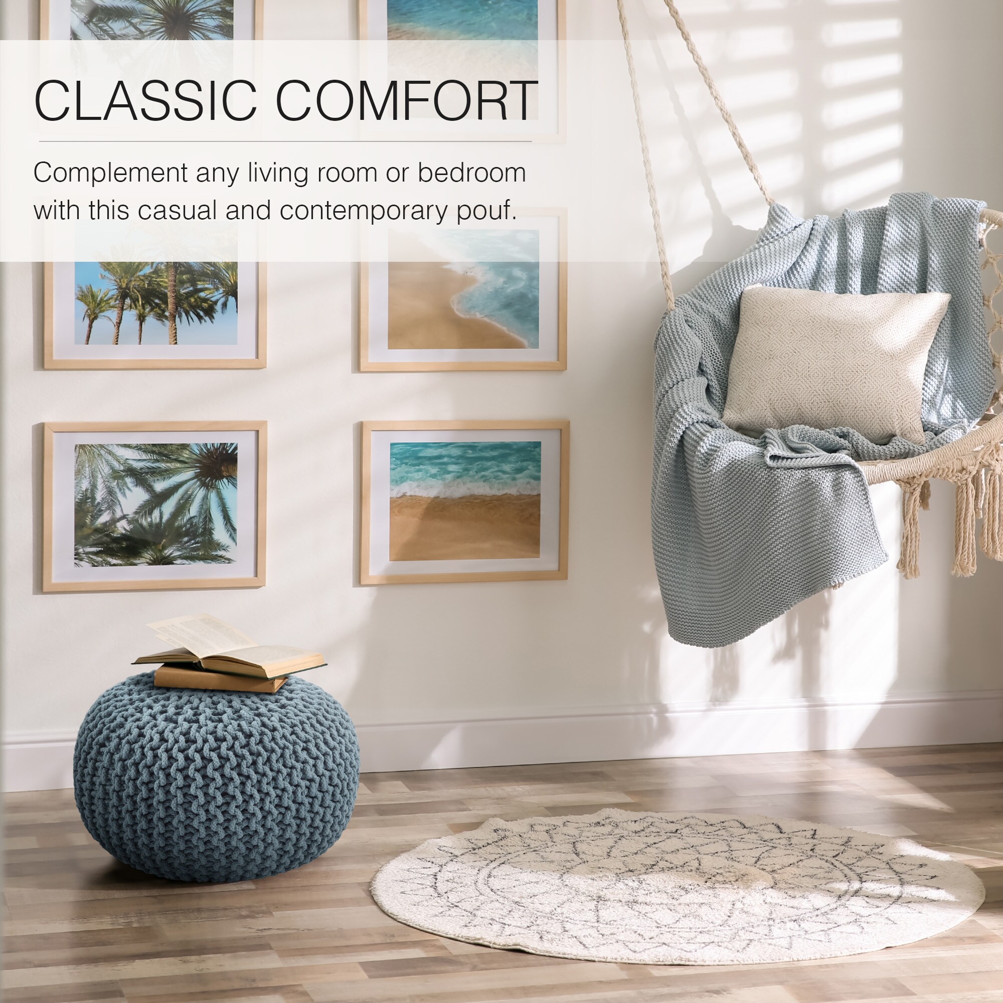 Jaipur Living BRF100178 Indoor-Ottomans - View #5
