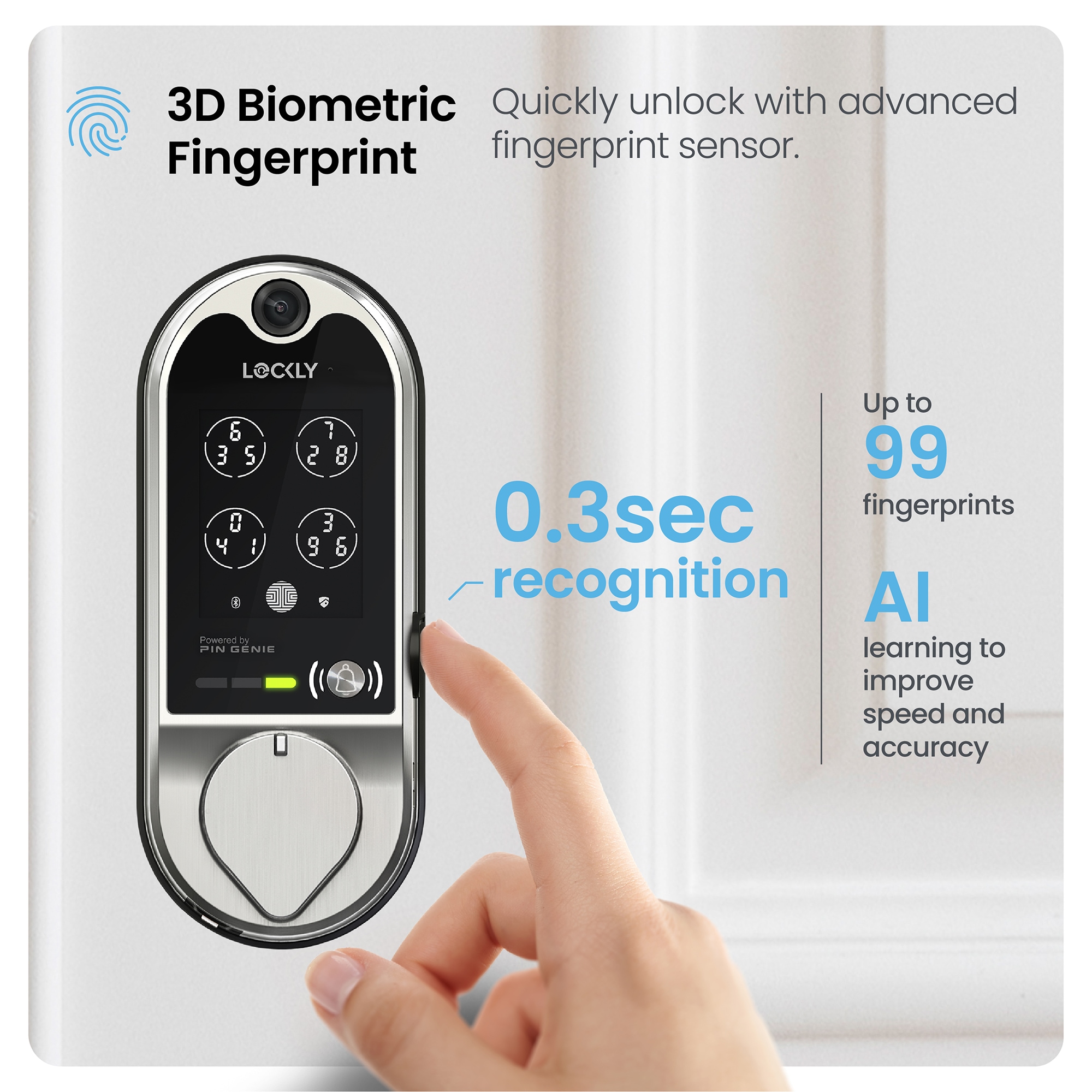 Lockly PGD798 SN Electronic-Door-Locks - View #4