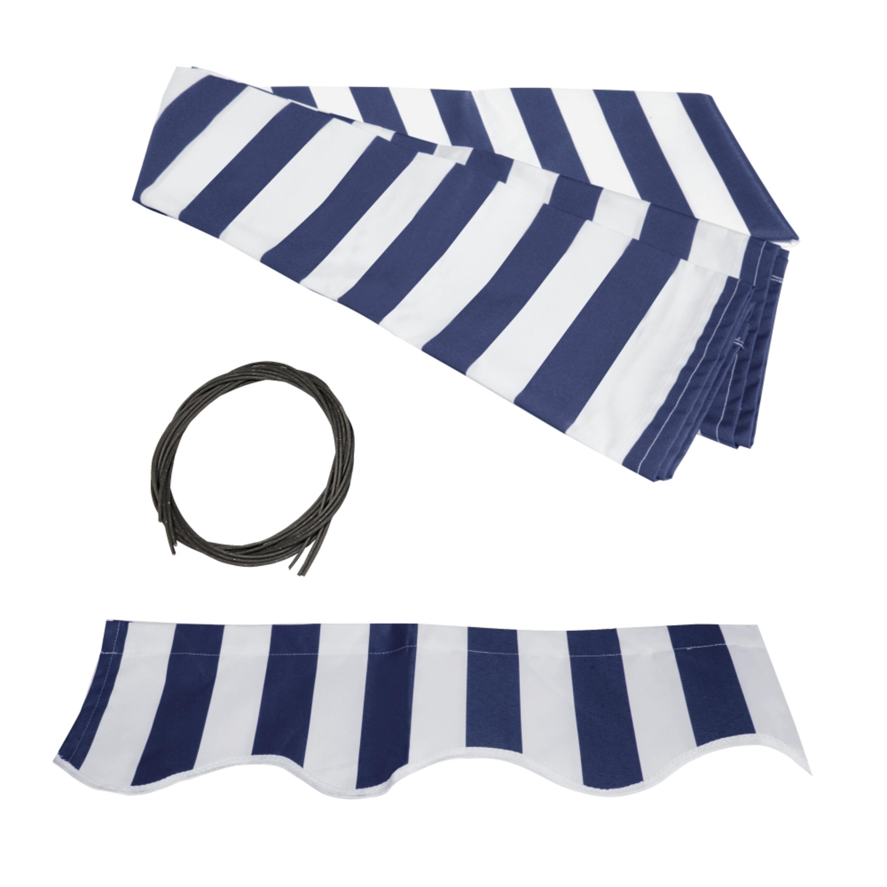 ALEKO FAB20X10BLUWT03-LO Retractable 20X10 Ft Awning Fabric Replacement