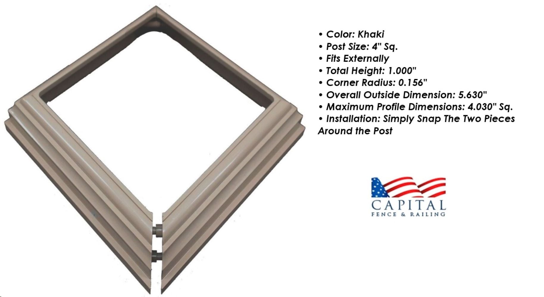 Capital Railing VA42BASEK Fence-Hardware - View #2