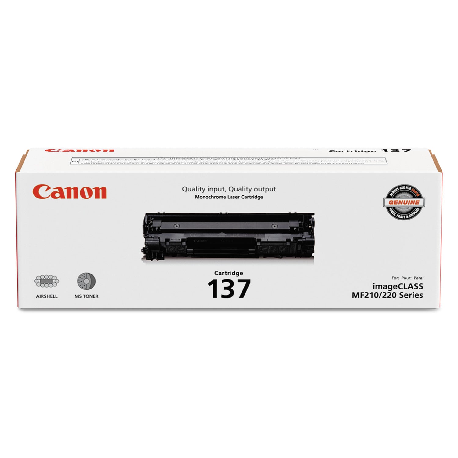 Canon 9435B001 (137) Toner 2400 Page-Yield Black