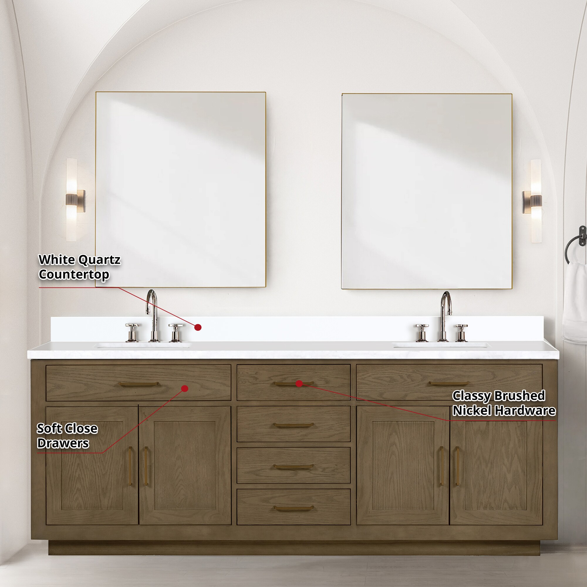 Lexora LVGI84DR211 Bath-Vanity-Combo - View #6