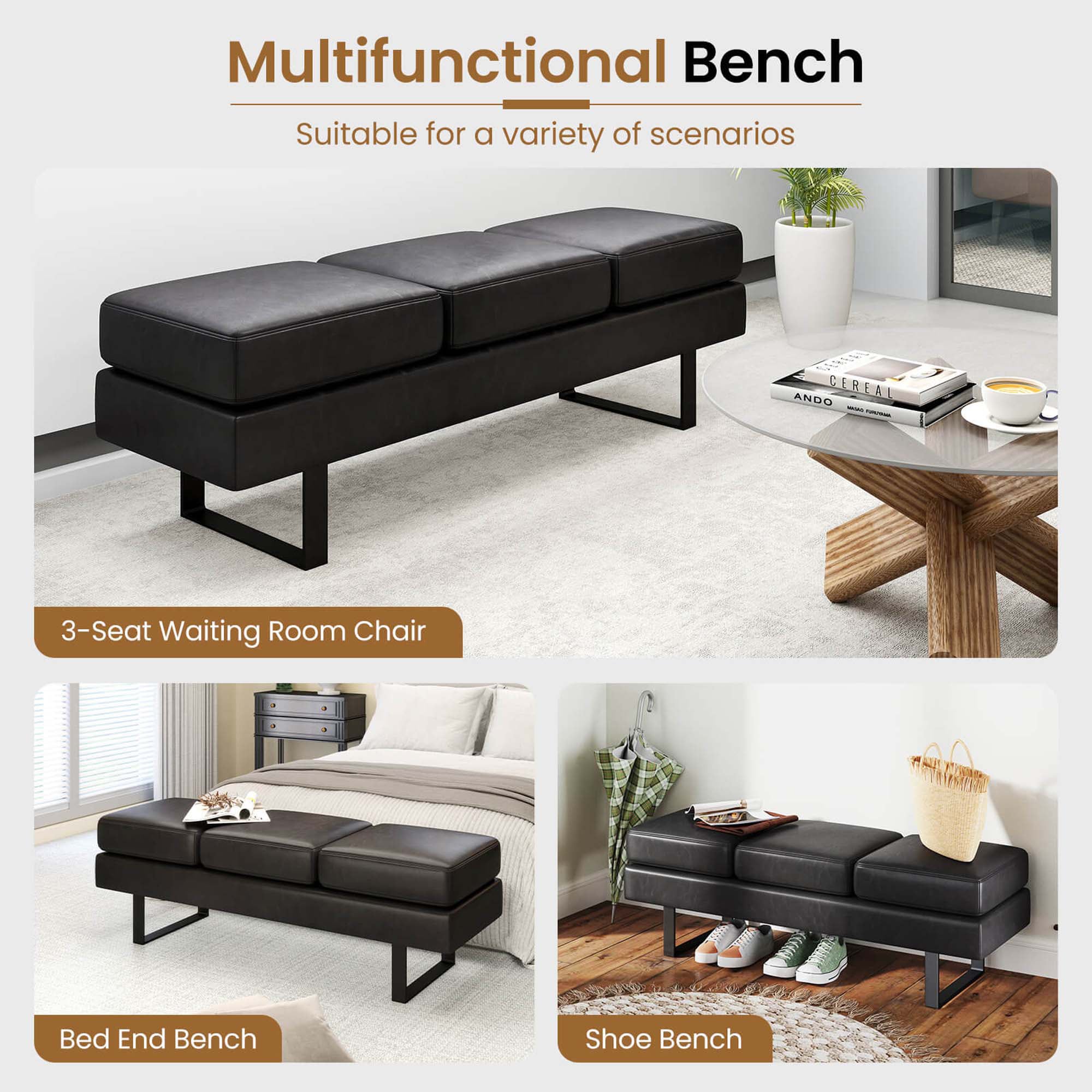 Costway HCST04940 bench - View #6
