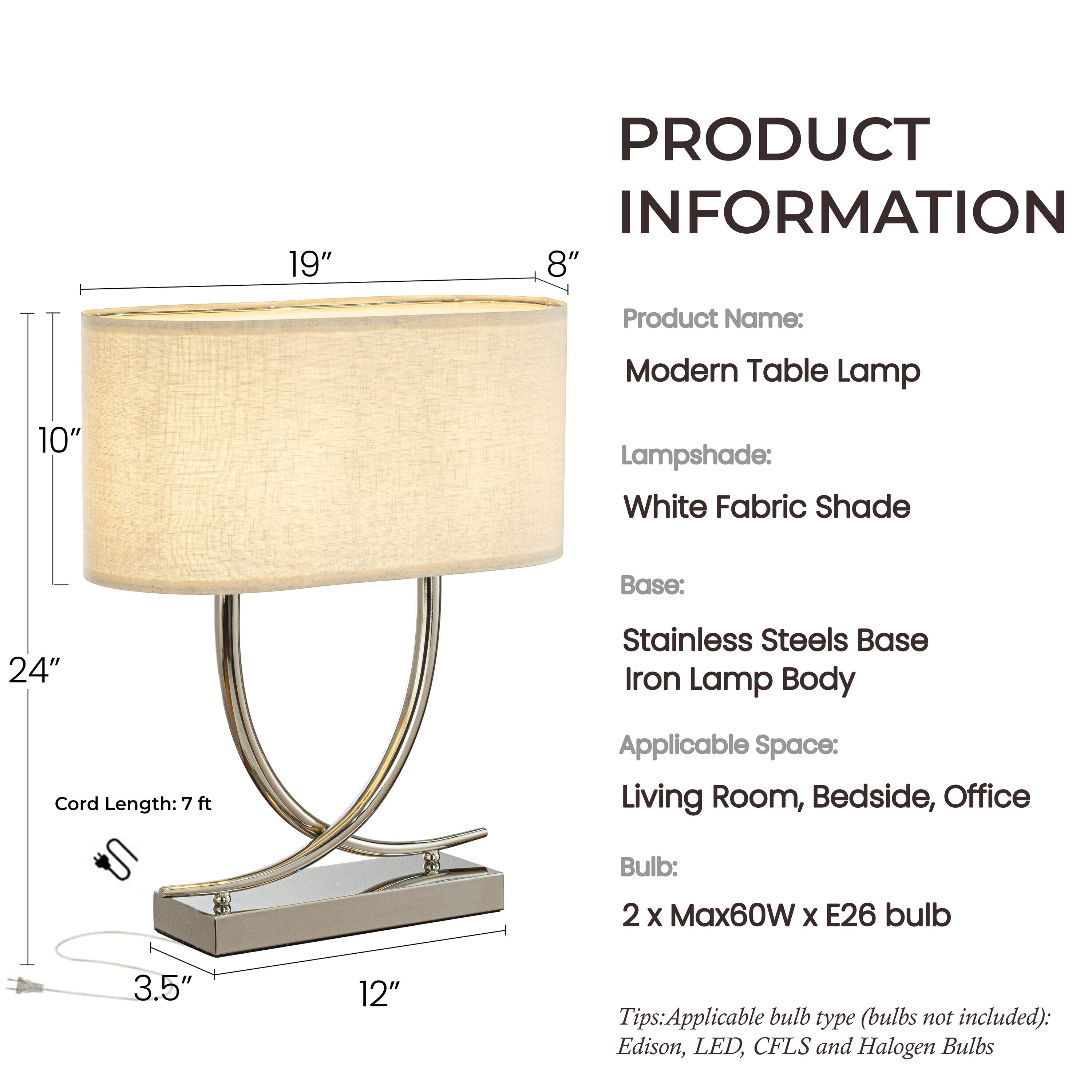 AloaDecor Lighting L7259T4012A Table-Lamps - View #3