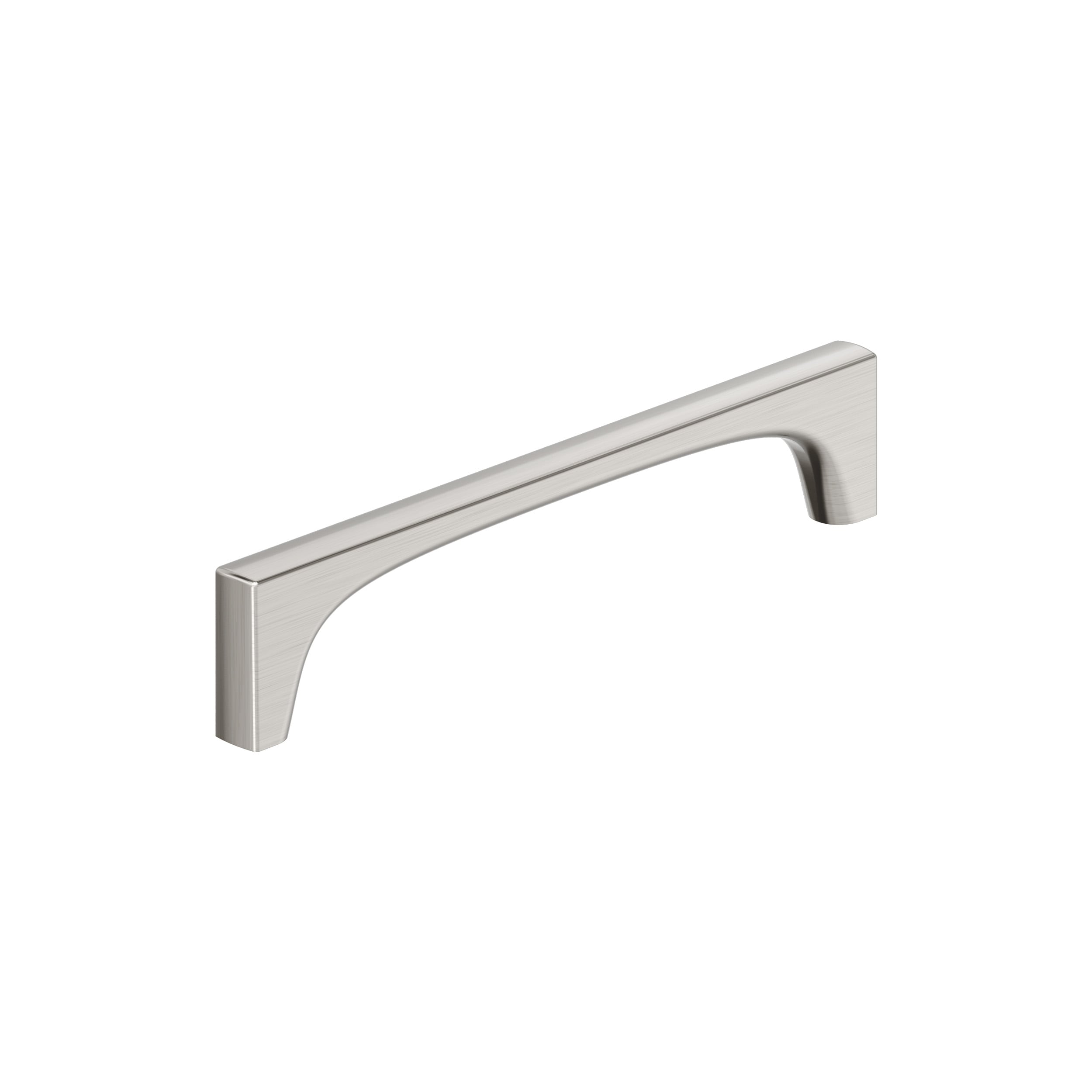 Amerock BP37425G10 Merced 6-5/16-in , 160mm Center to Center Satin Nickel Rectangular Bar