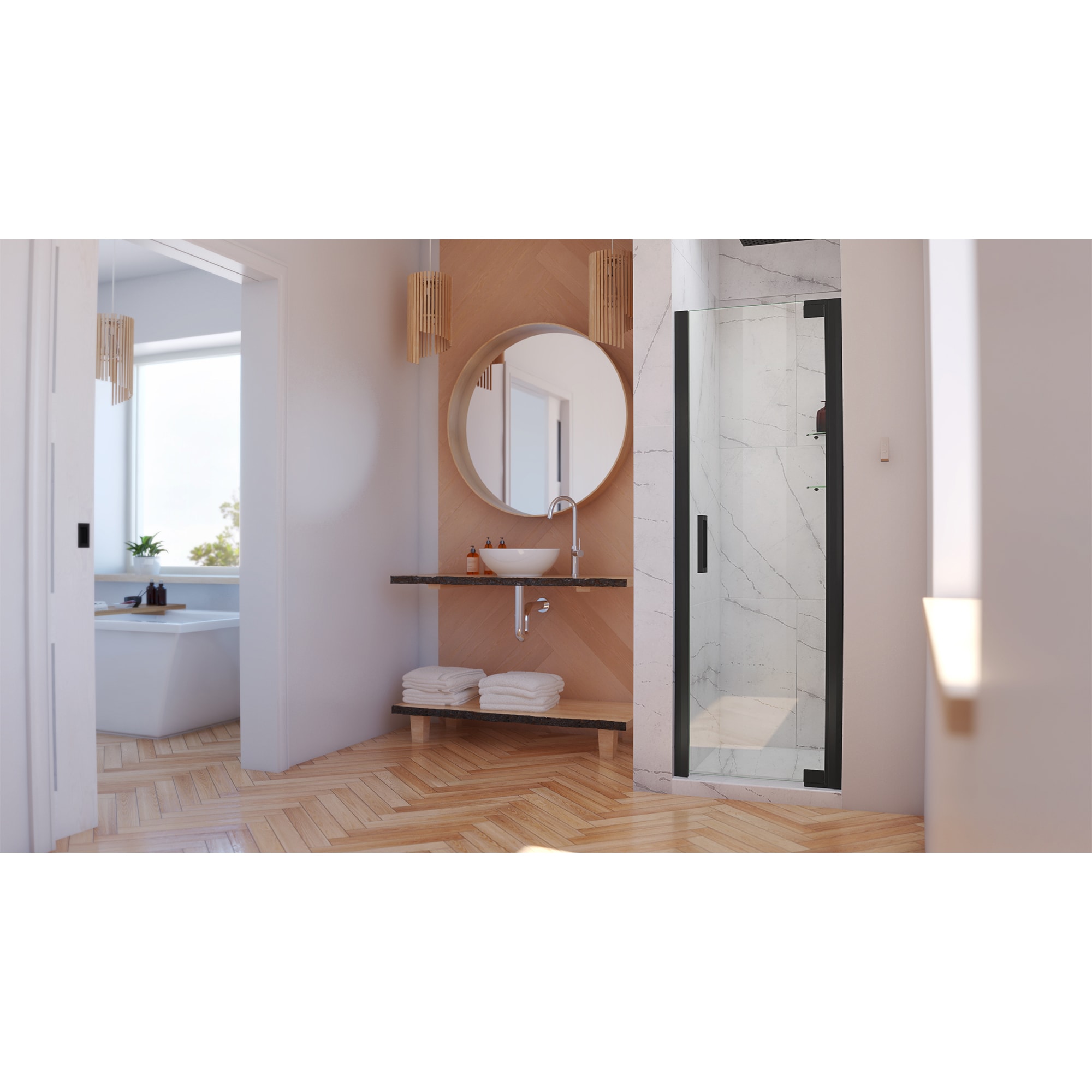 DreamLine SHDR-4334000-09 Shower-Doors - View #2