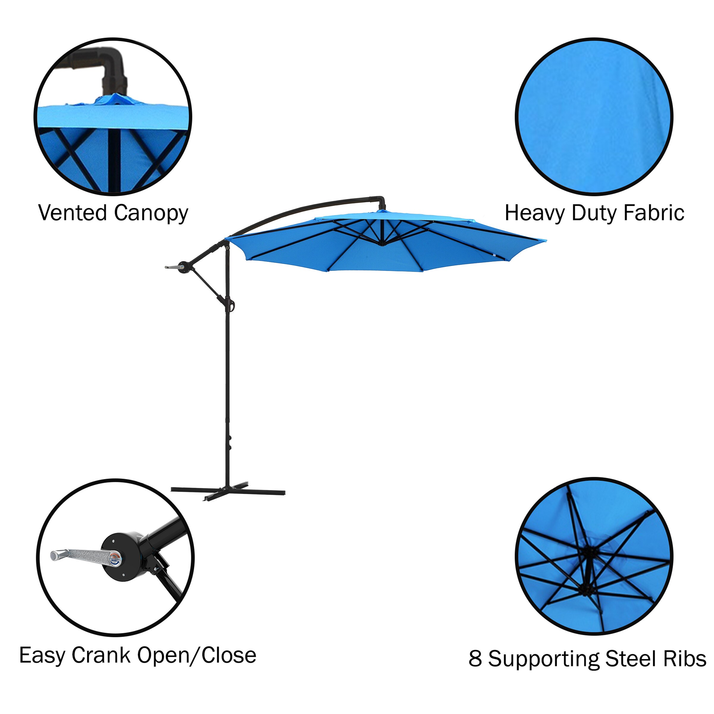 Fleming Supply 565813HTZ Umbrellas-2 - View #3