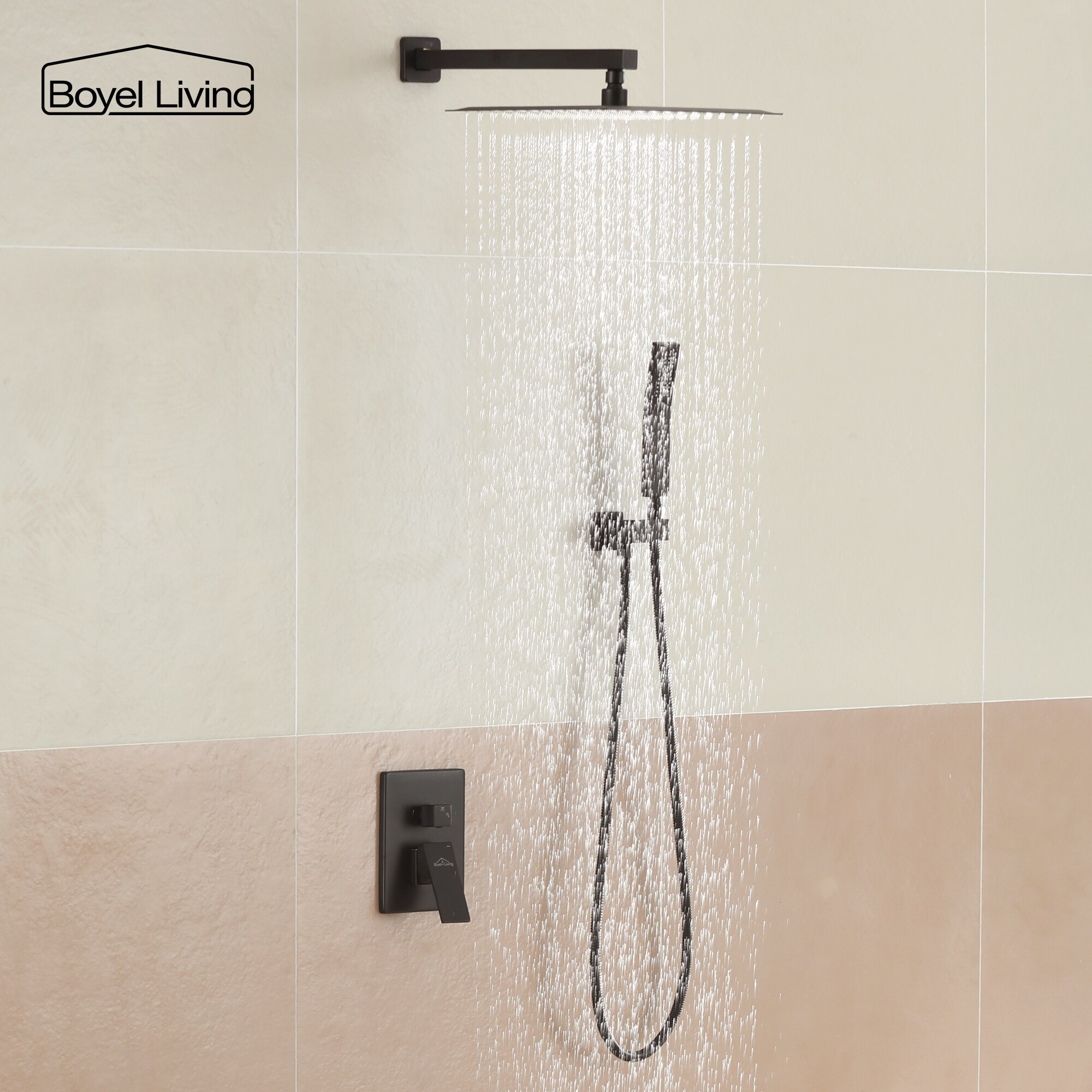 Clihome MS-A3803-12MB Showerhead-Bar-Panels - View #4