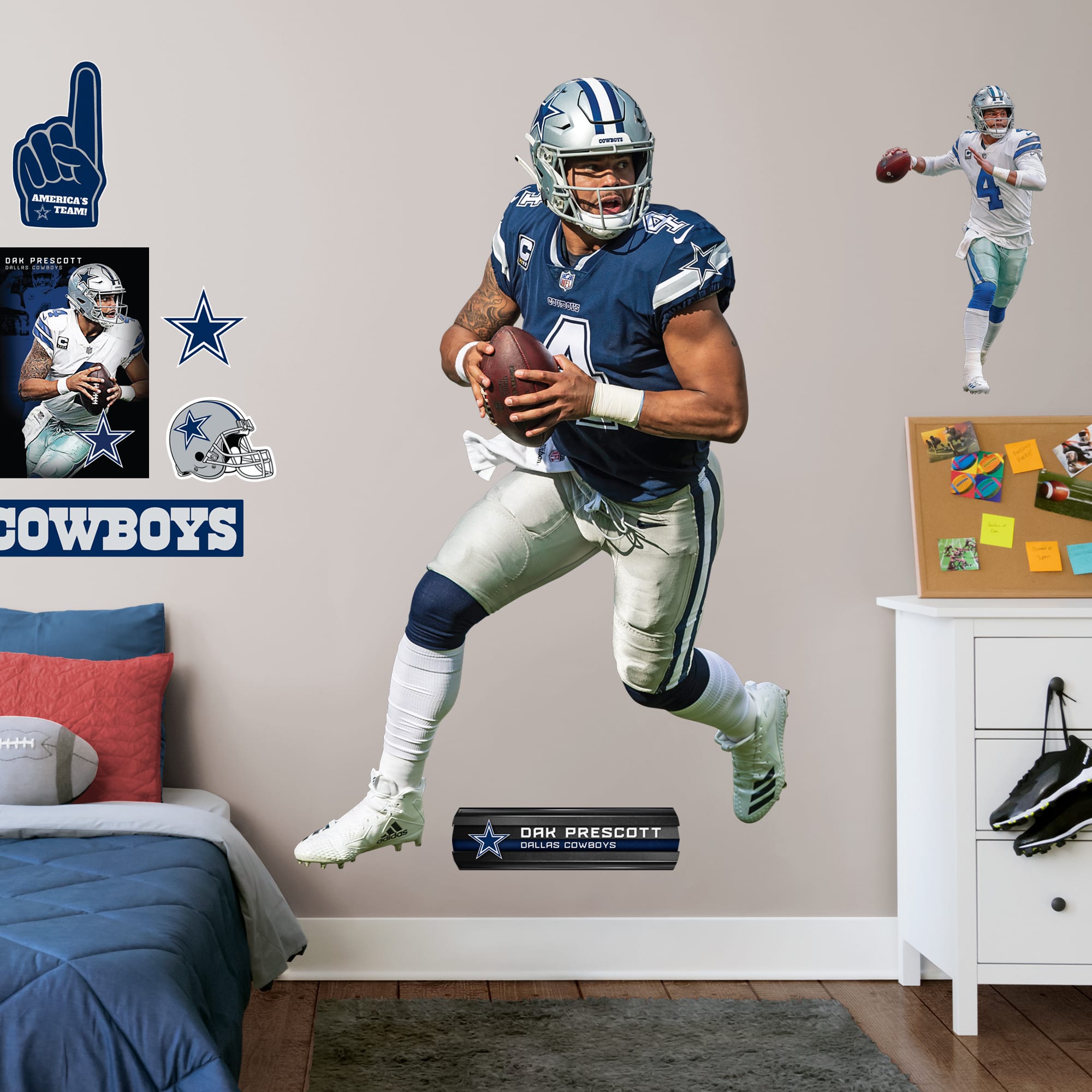 Fathead 1900-01051-001 50-Inches W x 50-Inches H Self-adhesive Multiple colors/finishes Sports Wall Decal