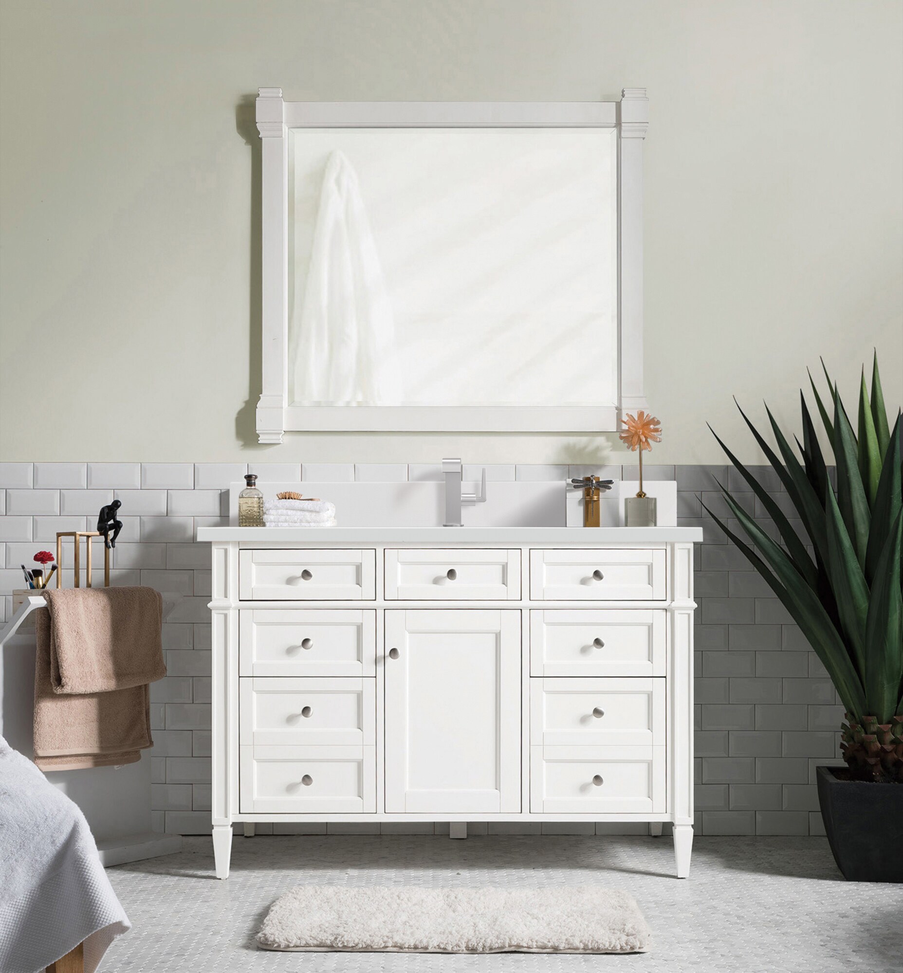 James Martin Vanities 655-V48-BW-1WZ Bath-Vanity-Combo - View #2