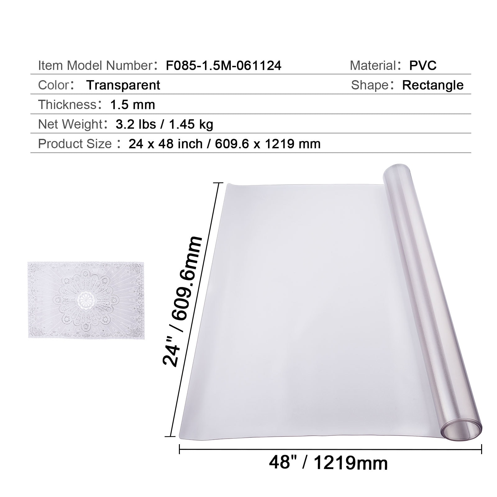 VEVOR SCZFXPVCZB2406971V0 Table-Covers - View #7