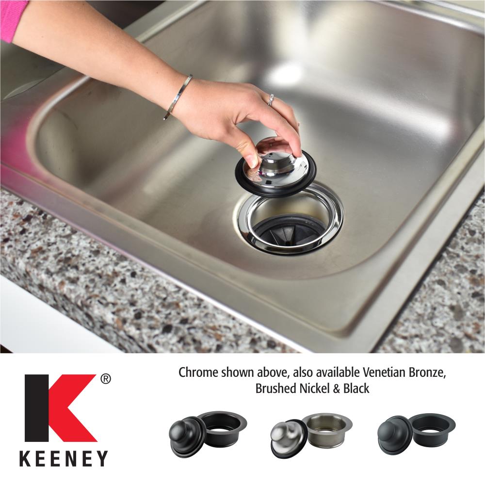 Universal Kitchen Sink Strainer Garbage Disposal Plug Stainless Steel 