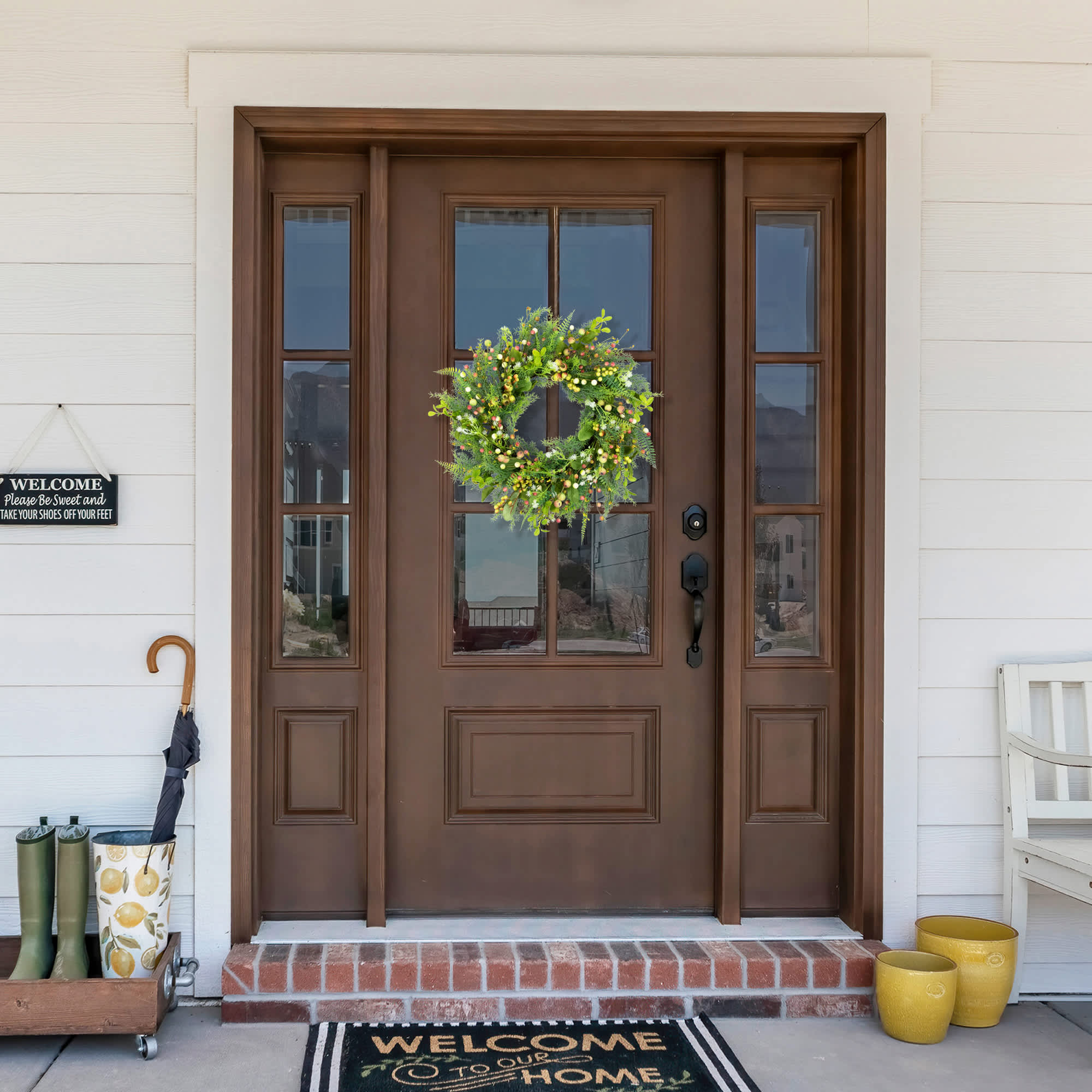Northlight NORTHLIGHT YK95696 Artificial-Christmas-Wreaths - View #2