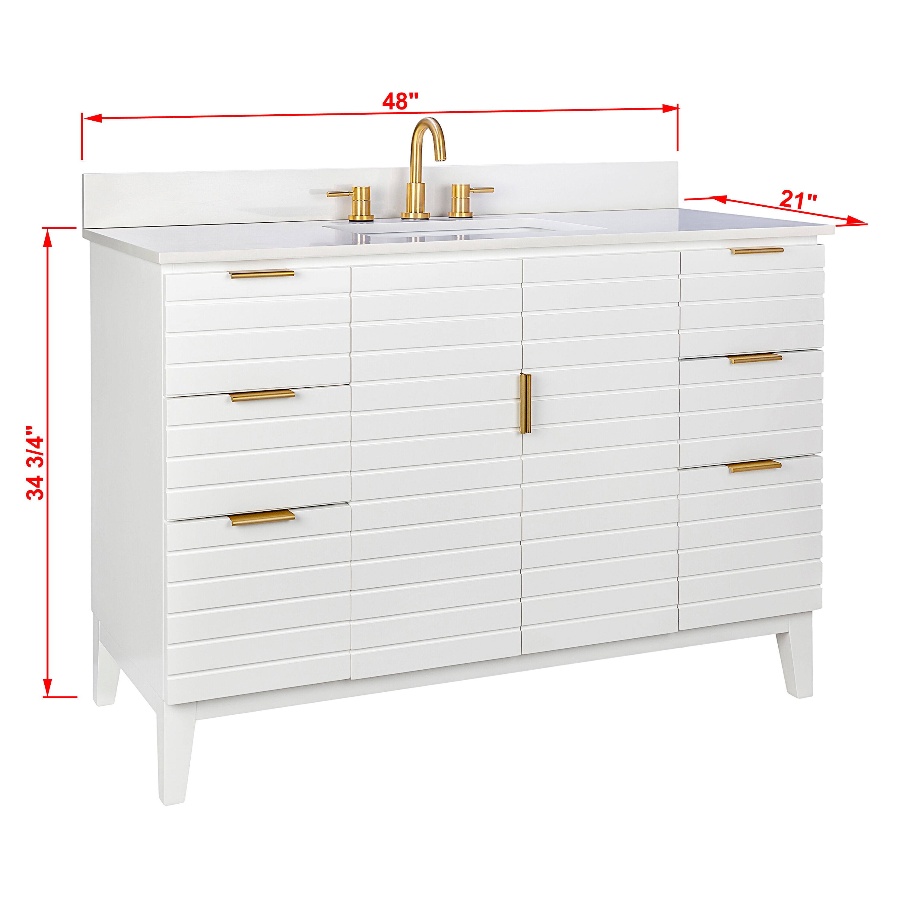 Origin 21 L23014-VS48-WT Bath-Vanity-Combo - View #15