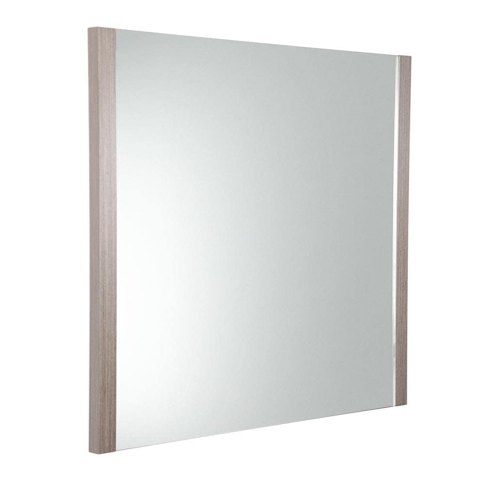 Fresca FMR6236GO Torino 32-Inches x 31.5-Inches Framed Square Bathroom Vanity Mirror ( Gray Oak )