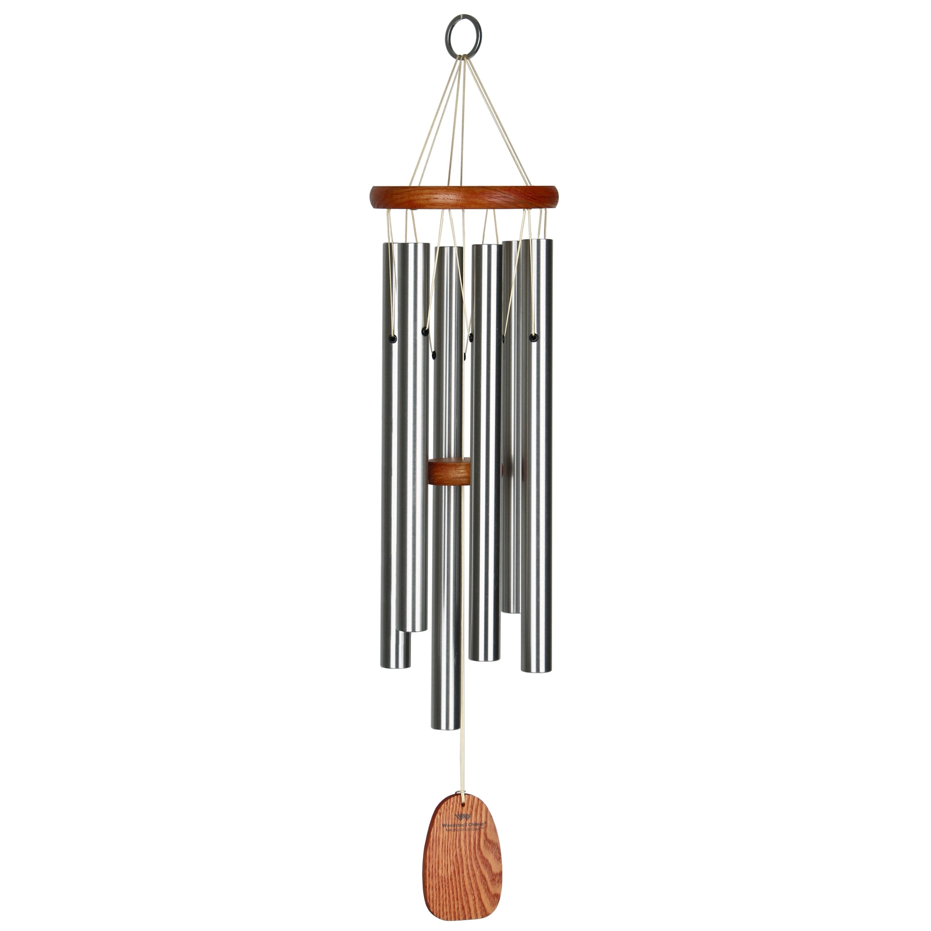 Woodstock Chimes AGMS 24-Inches Silver Metal Wind Chime