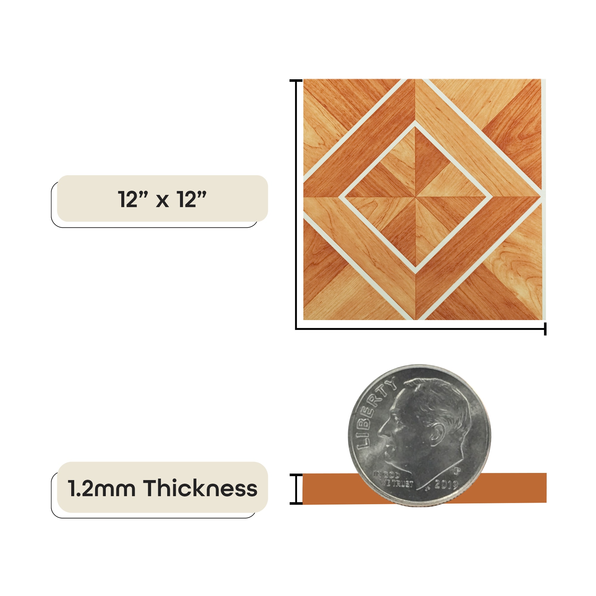 Achim FTVWD20545 Vinyl-Tiles - View #10