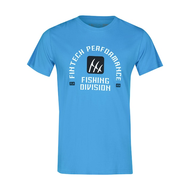 FINTECH Men's Short Sleeve Graphic T-shirt (Medium) in the Tops ...