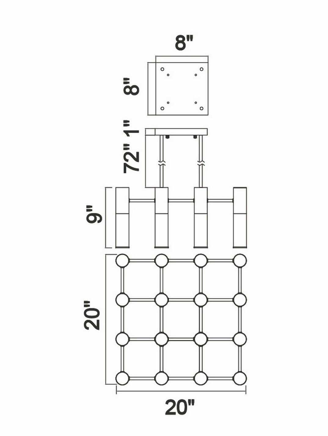 CWI Lighting 1221P20-16-625 b090015 - View #8