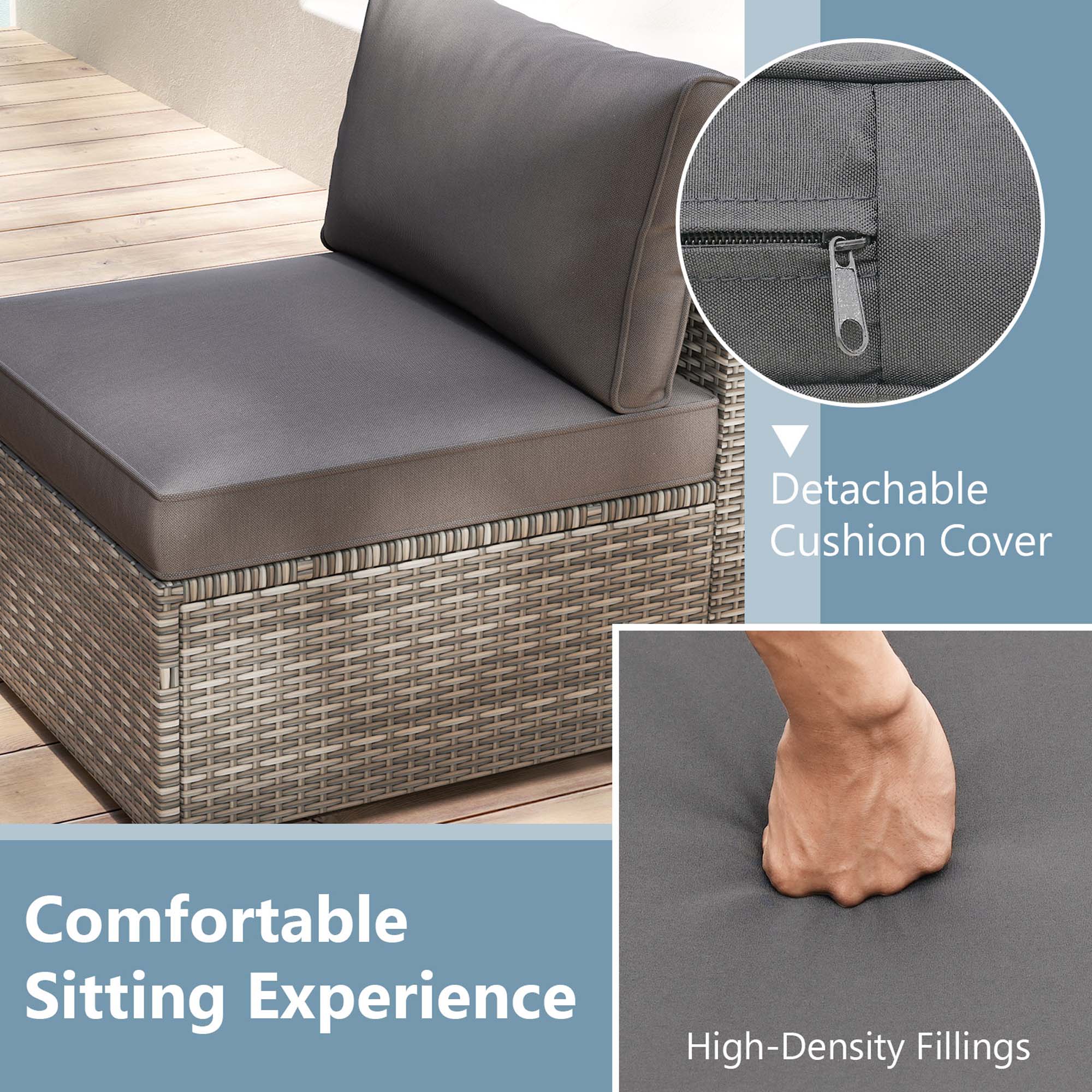 Costway HCST06332 Patio-Conversation-Sets - View #6