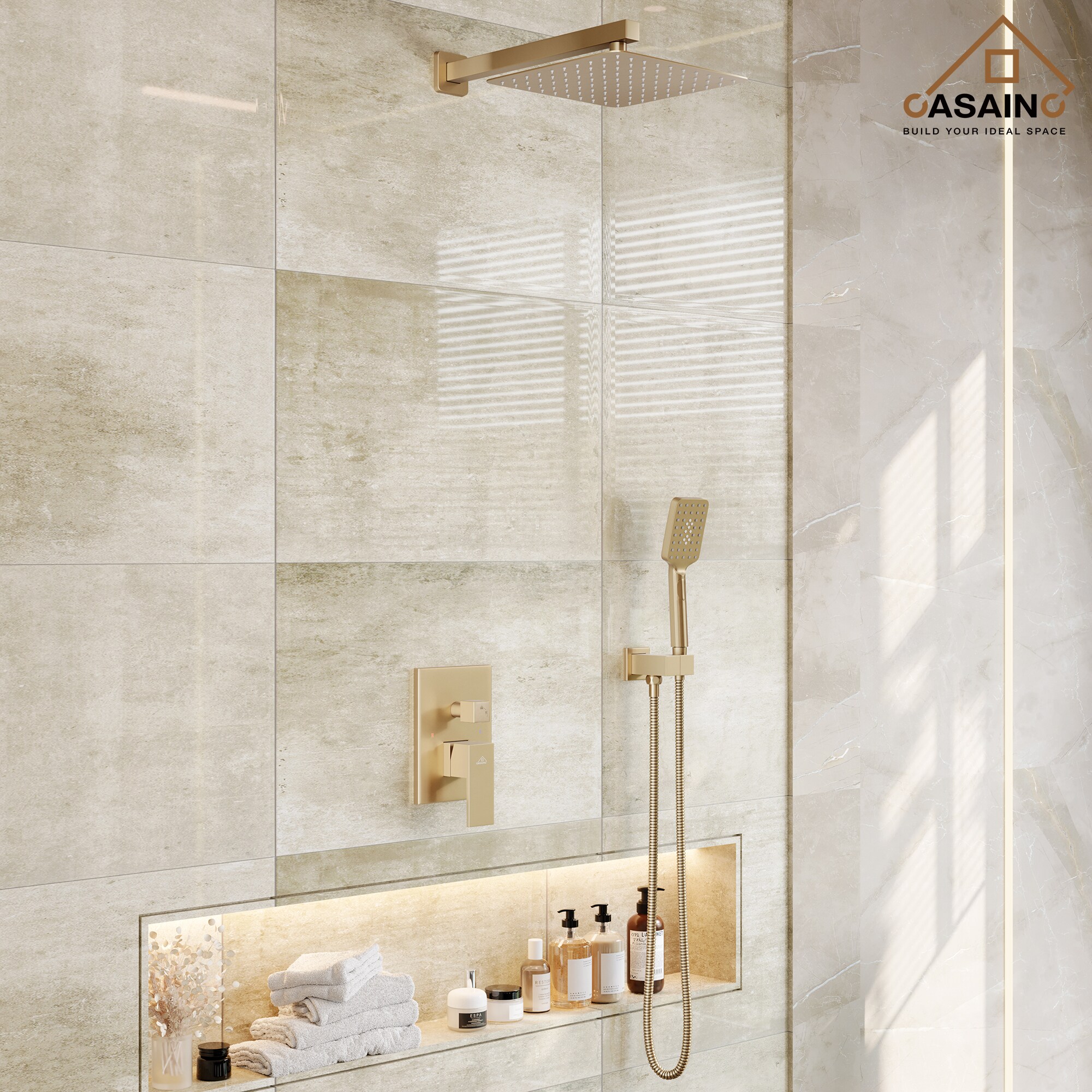 CASAINC WF-W98W02LSJ-12 Showerhead-Bar-Panels - View #4