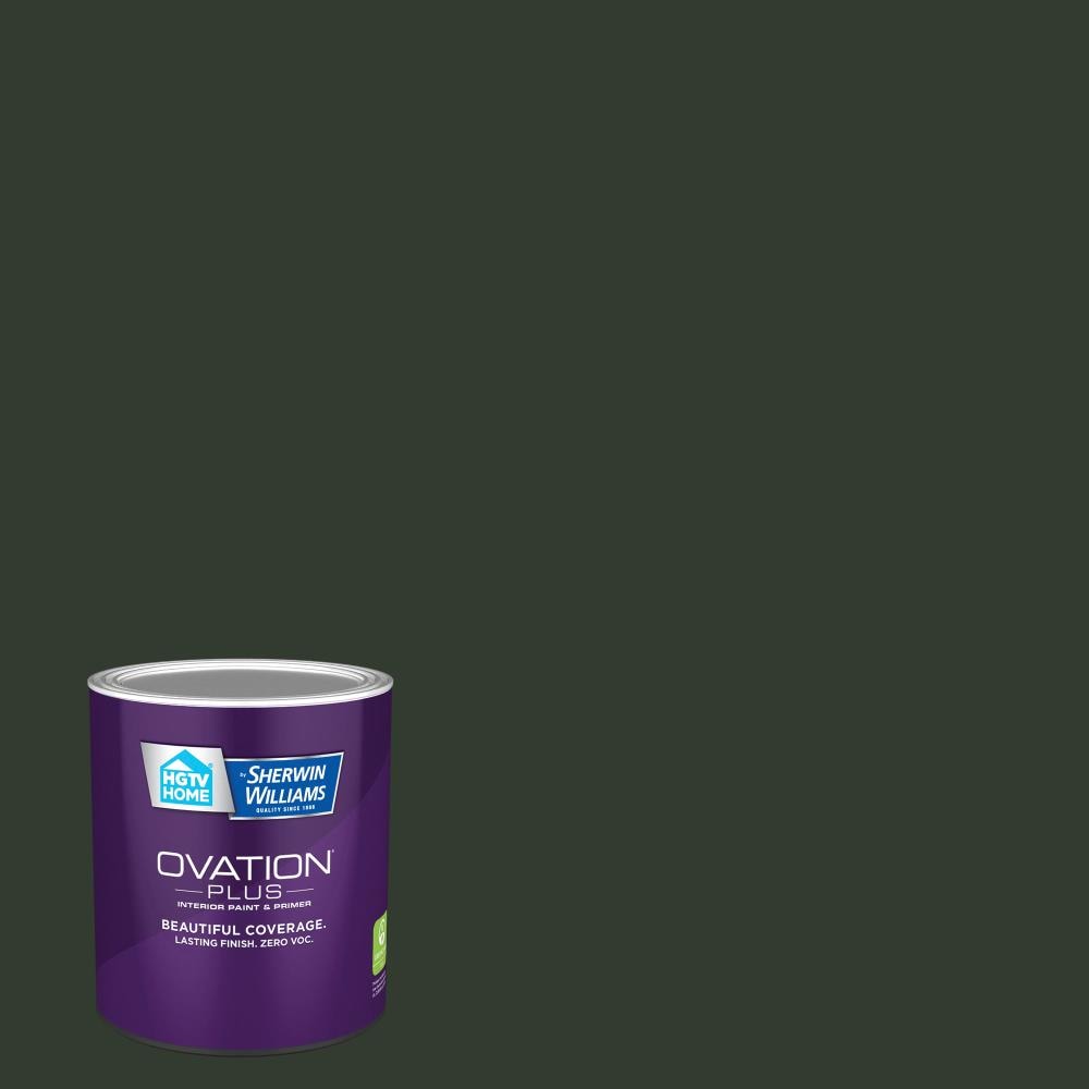 HGTV HOME by Sherwin-Williams 6011-5-2557206 Ovation Plus Satin Aged Pine 6011-5 Latex Interior Paint Paint + Primer ( 1-quart )
