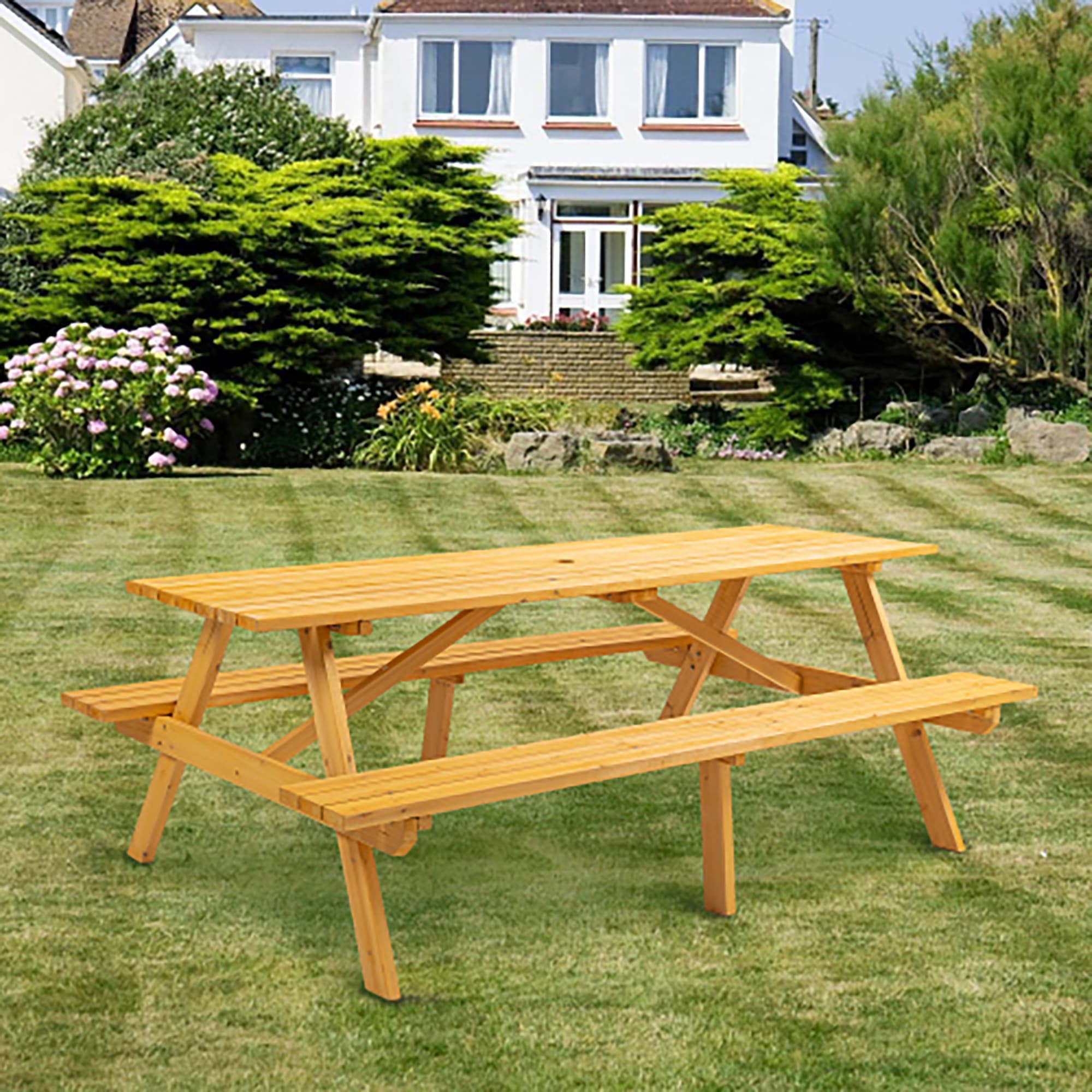 CASAINC CA-2BCWSBL Picnic-Tables - View #2