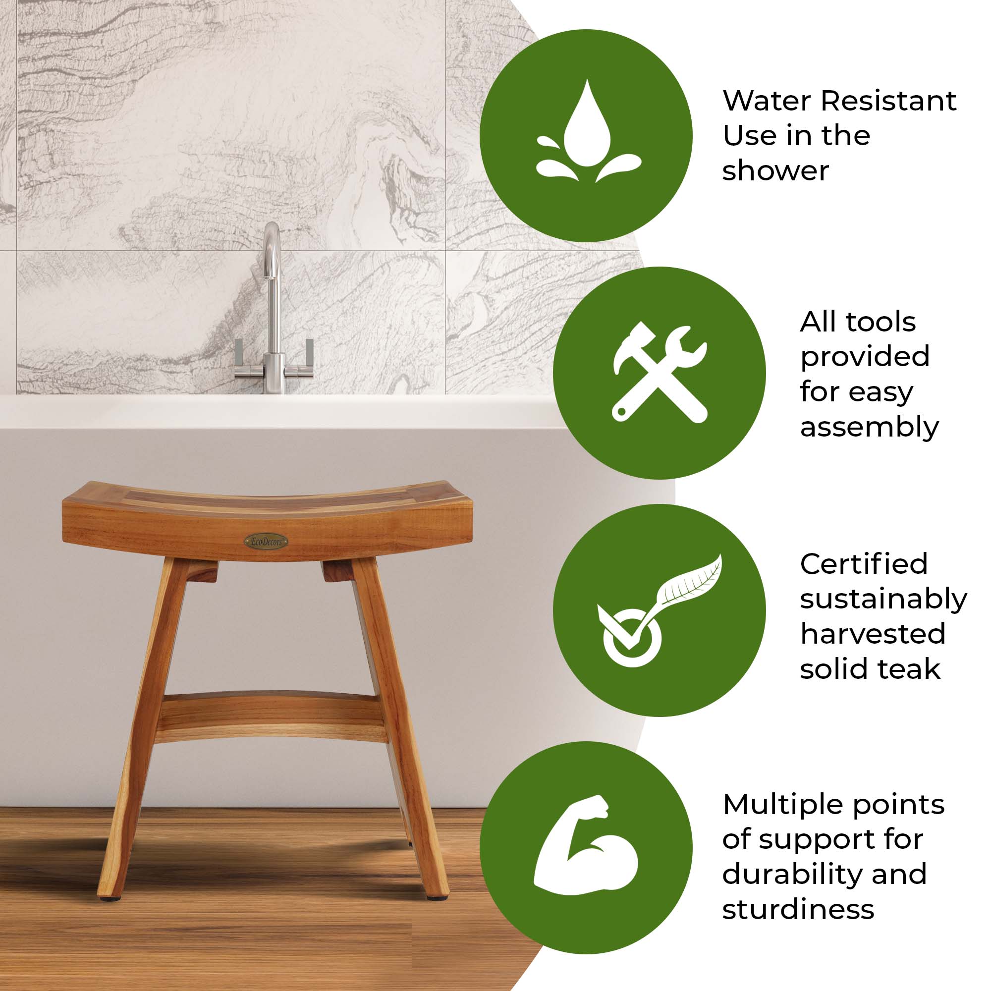 EcoDecors ED963 Bath-Safety-Seats-Benches - View #5