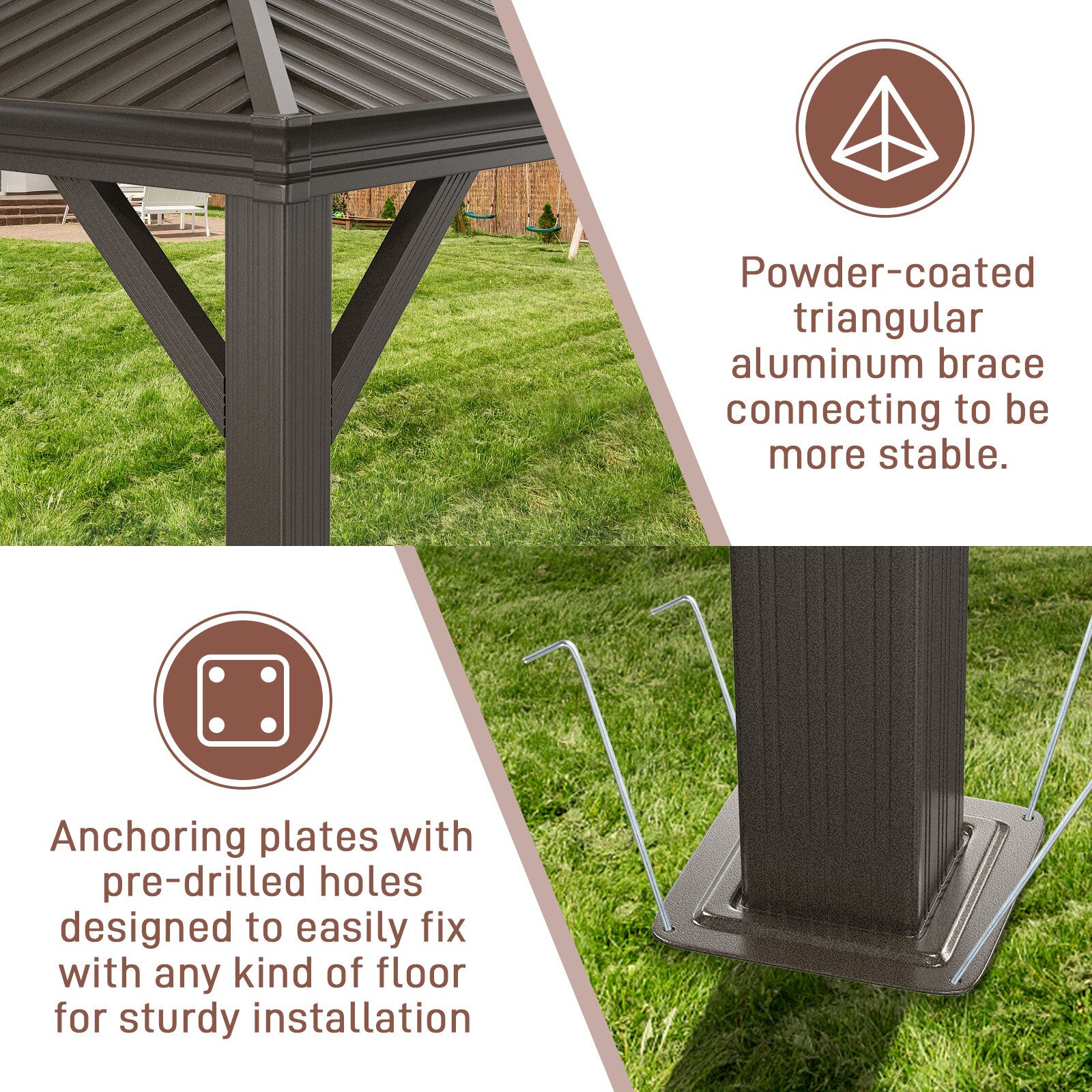 Winado LO1G57000646+647+648 Wood-Resin-Gazebos - View #4