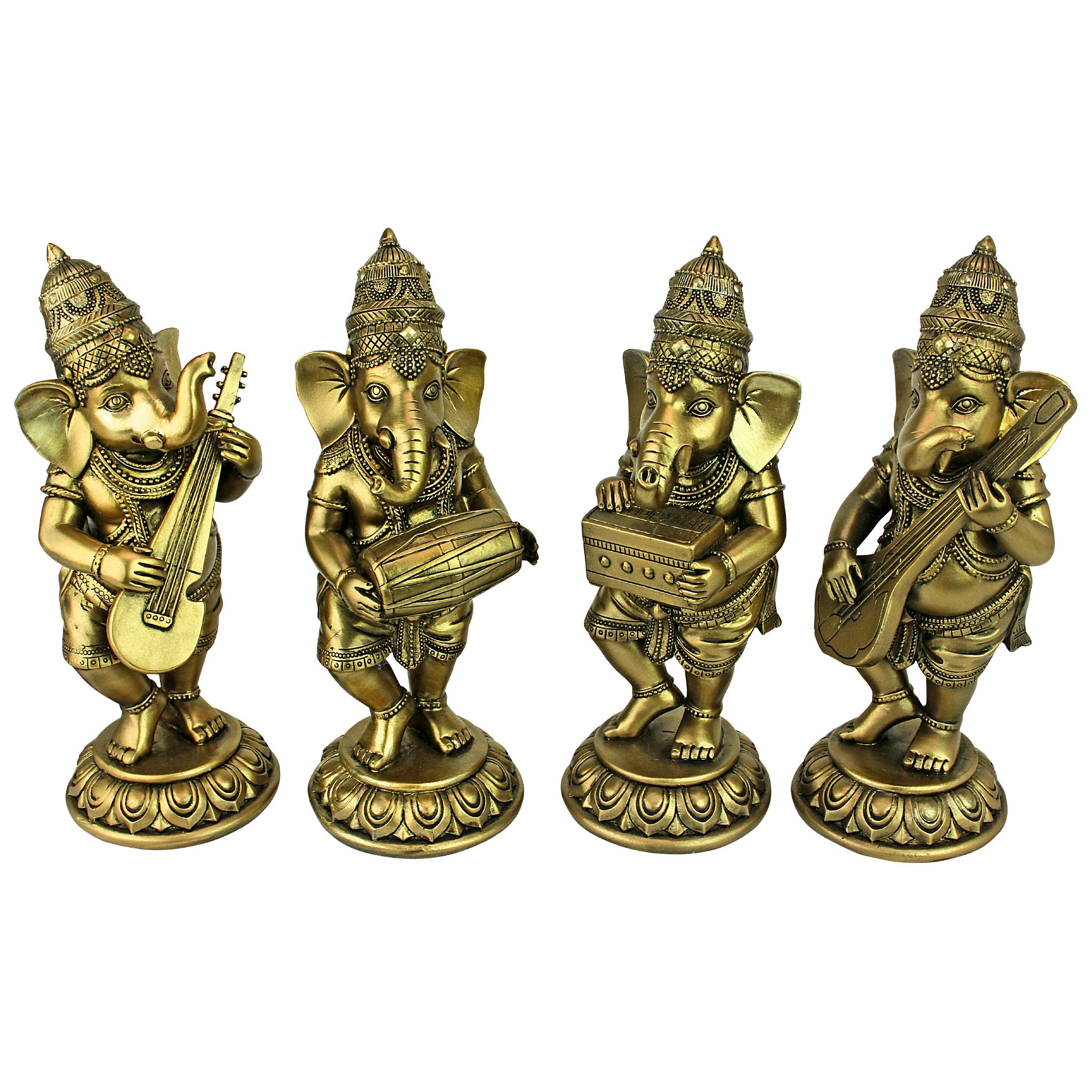 Design Toscano QS93599 Gold Resin Casual Statue
