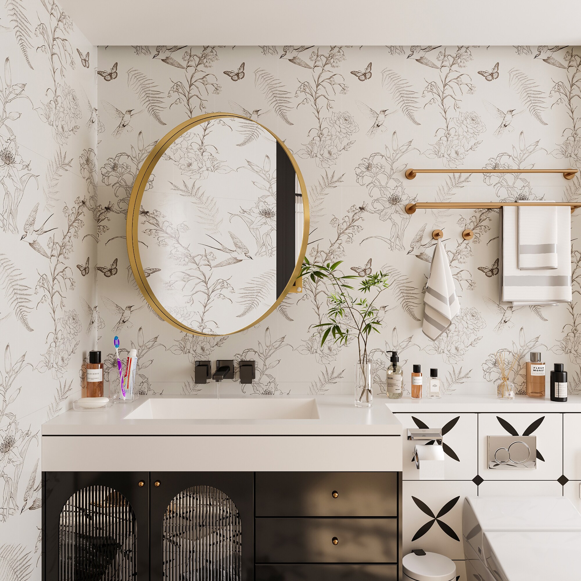 SINOFURN SYD520016GD Bathroom-Medicine-Cabinets - View #12