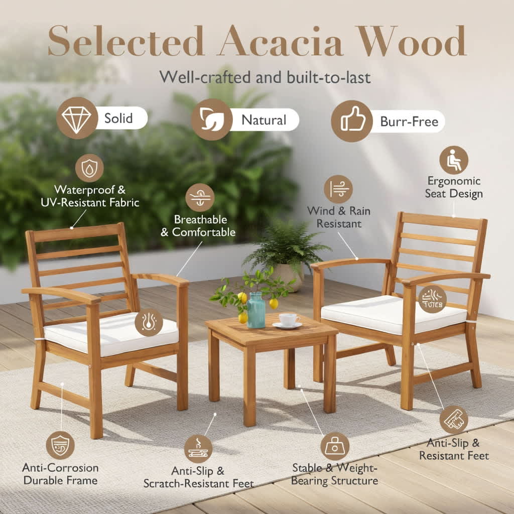 Choco Moon 5357455152774 Patio-Conversation-Sets - View #7