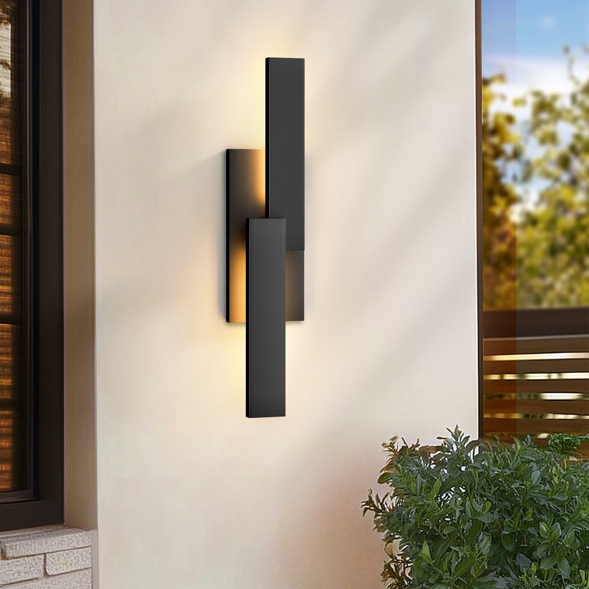 LamQee 06FTL0303ABK Outdoor-Wall-Lighting - View #9