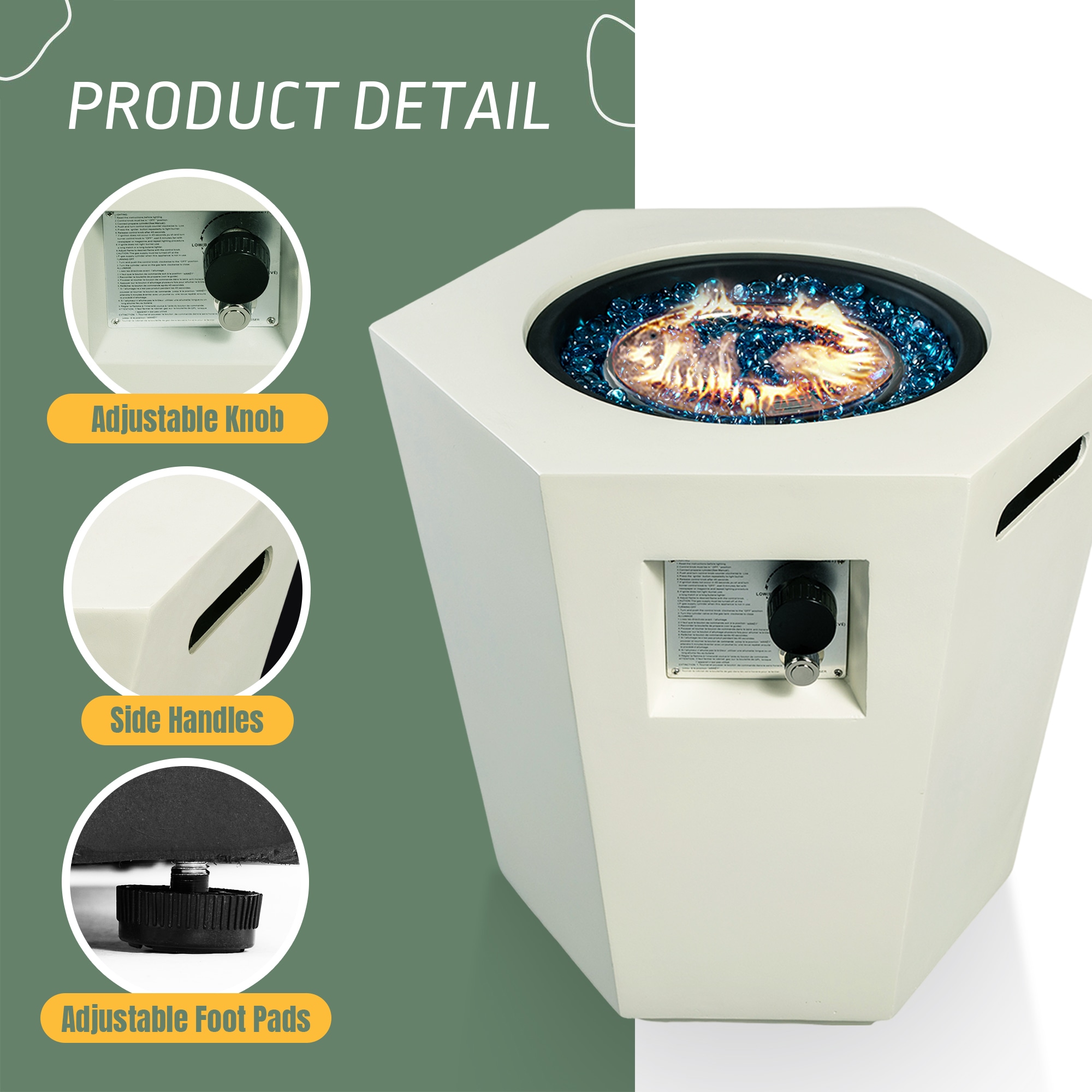 UPHA 24MGO-6BX-MBF Outdoor-Gas-Firepits - View #5