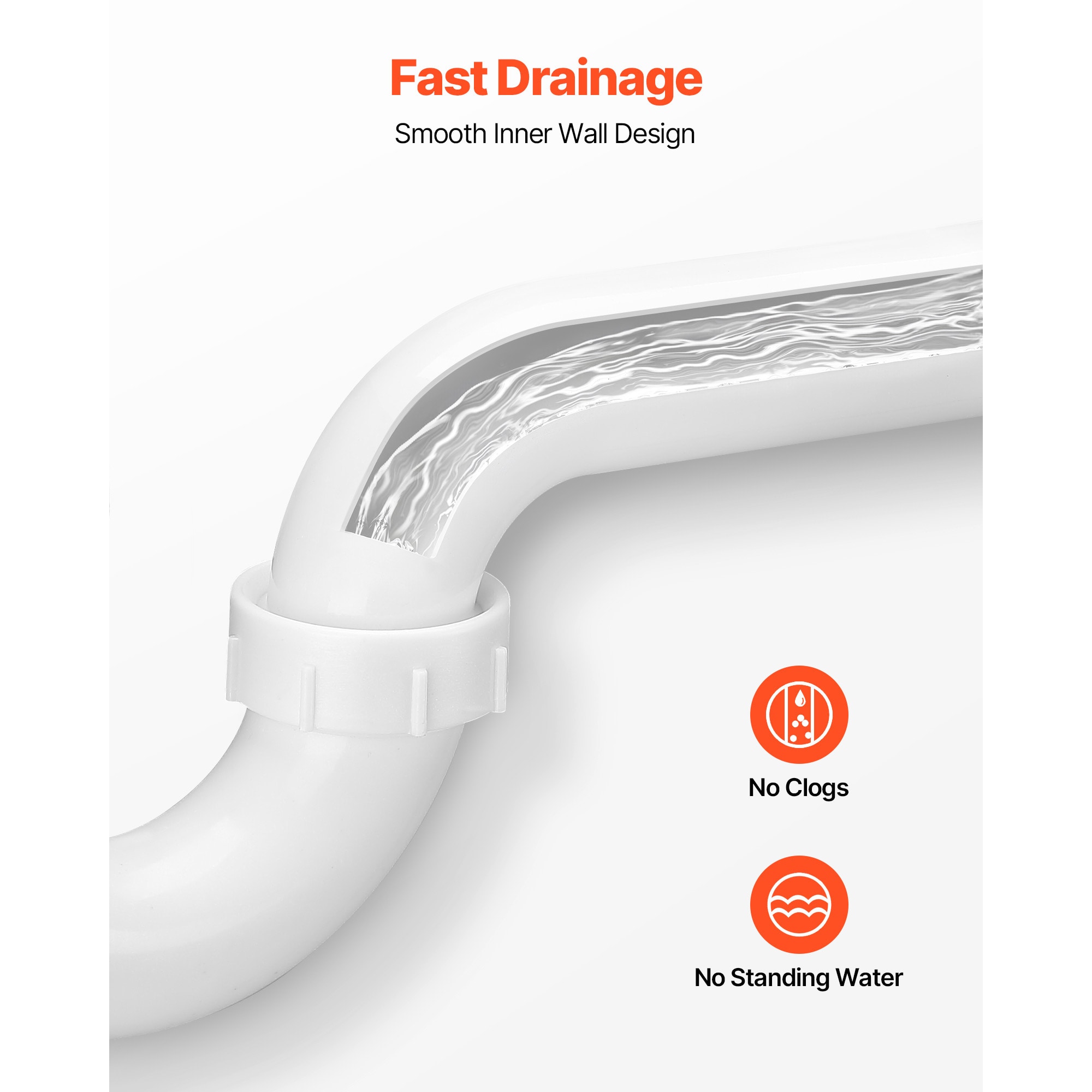 GIVIMO LW108GIVSS4001 Under-Sink-Tubular-Drainage - View #4