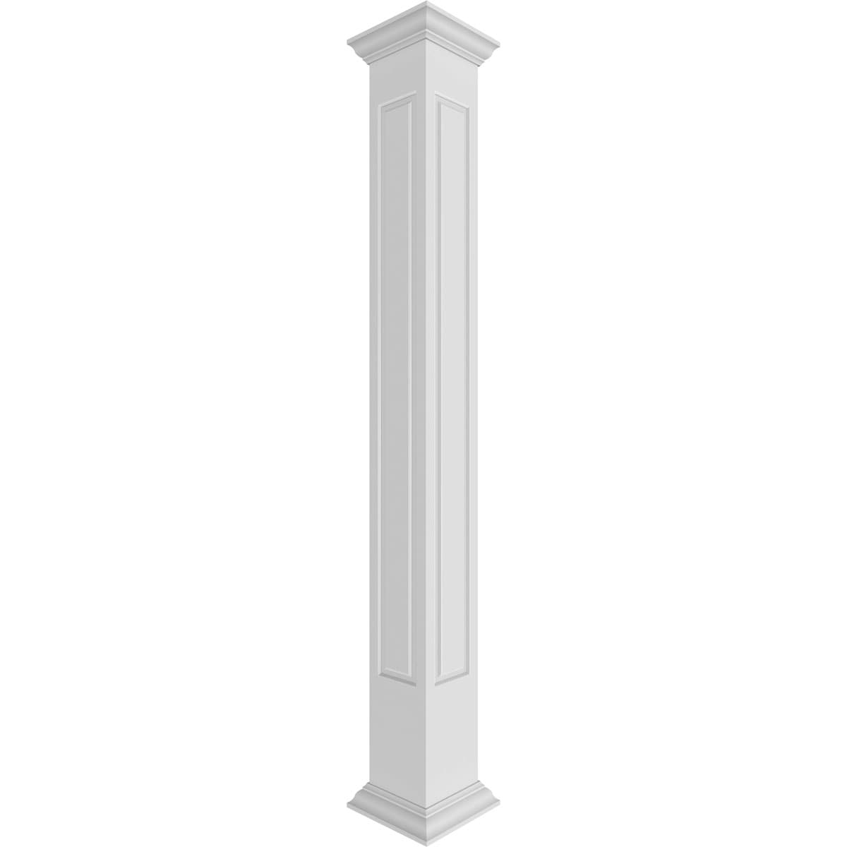 Ekena Millwork CC0608ENRCRCR Craftsman Classic 5.625-in L x 8-ft Unfinished PVC Column Wrap
