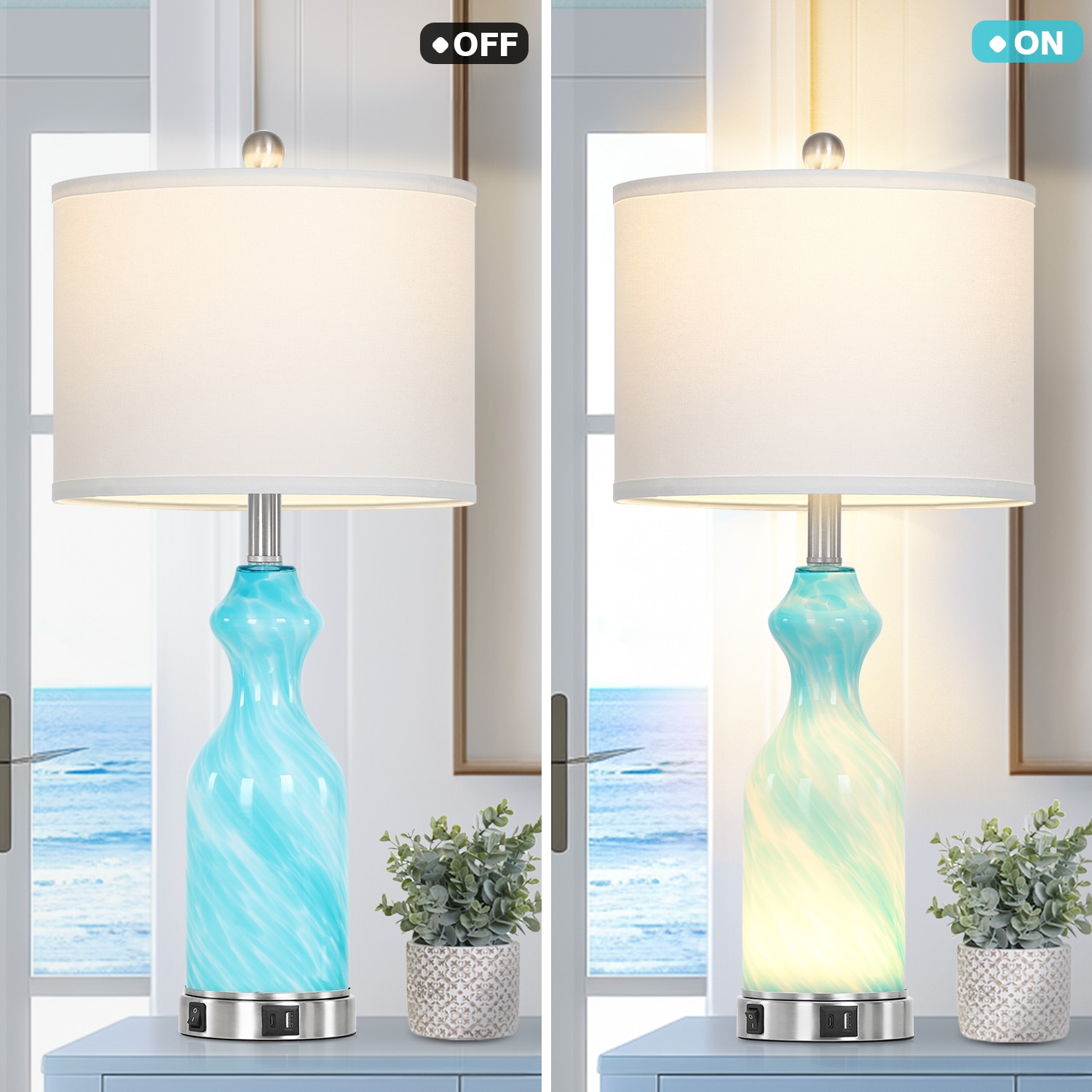 UrFurnishings TD-389 Table-Lamps - View #6
