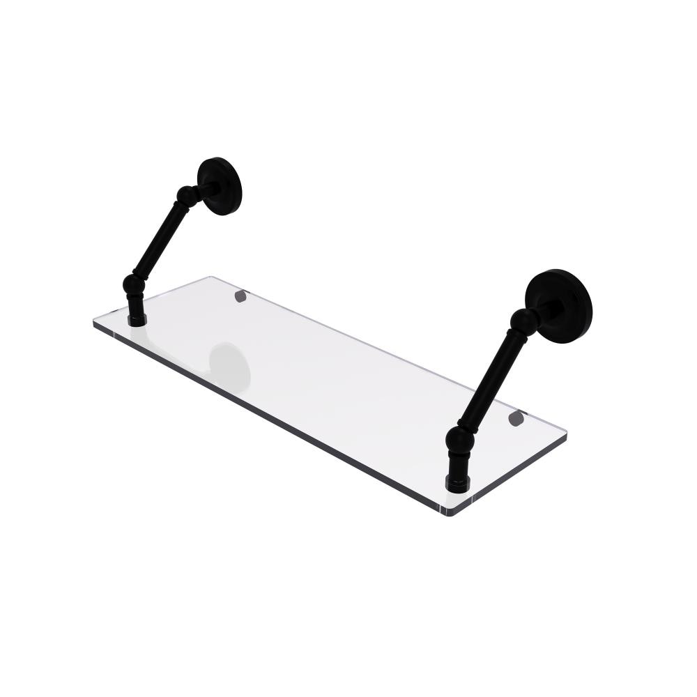 Allied Brass PR-1-24-BKM Prestige Regal Matte Black Wall mount Bathroom Shelf ( 24-in x 8-in x 8-in )