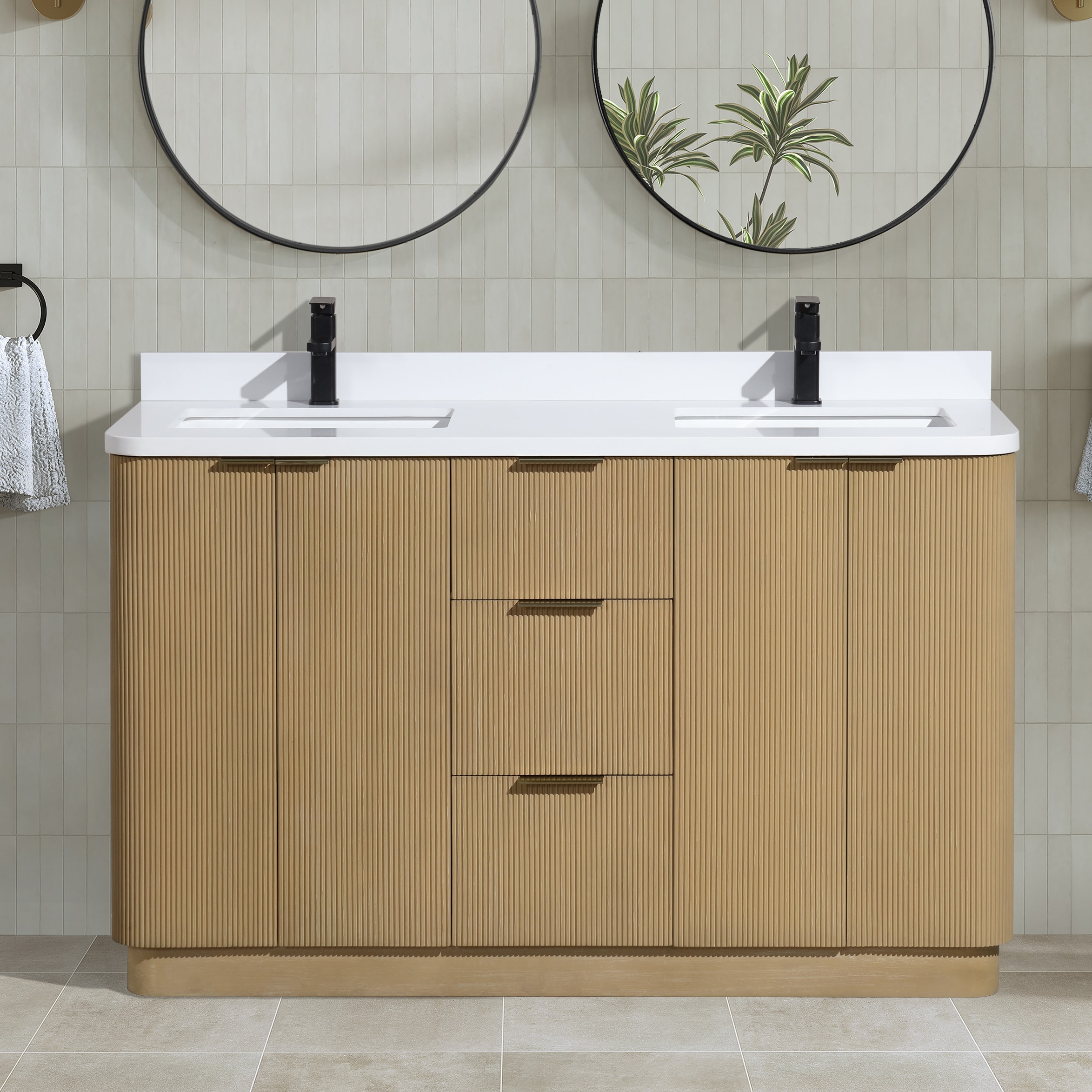 Ari Kitchen & Bath AKB-CALAMIGO-55-OAK Bath-Vanity-Combo - View #10