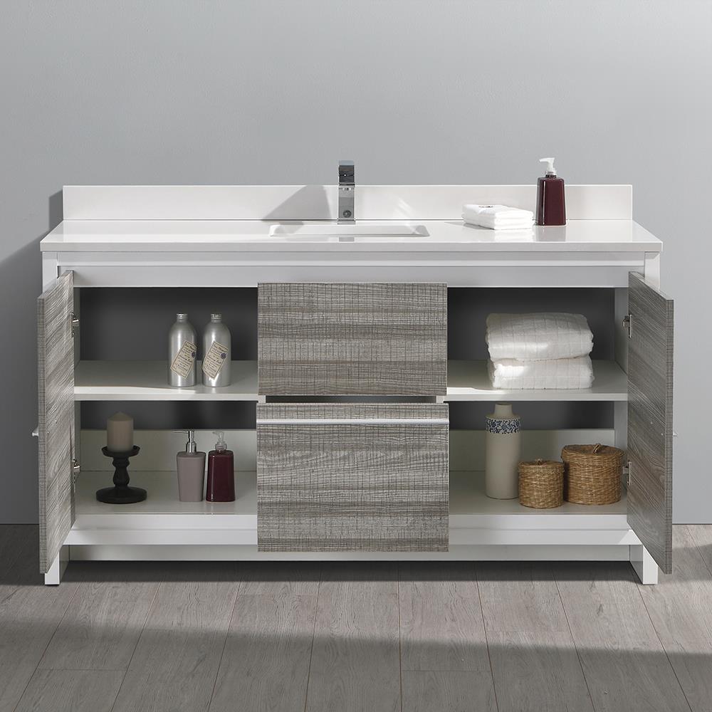Fresca FCB8119HA-S-CWH-U Bath-Vanity-Combo - View #3