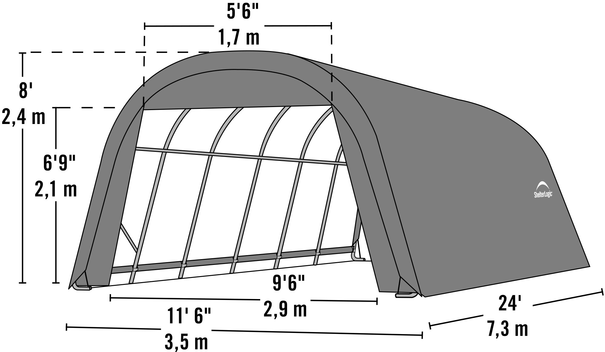 ShelterLogic 72332 Carport-Covers - View #11