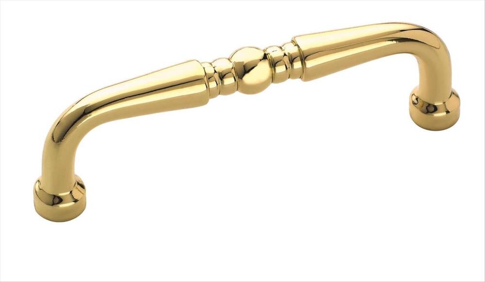 Amerock BP530063 Allison Value 3-in Center to Center Polished Brass Rectangular Handle Cabinet Door Pull
