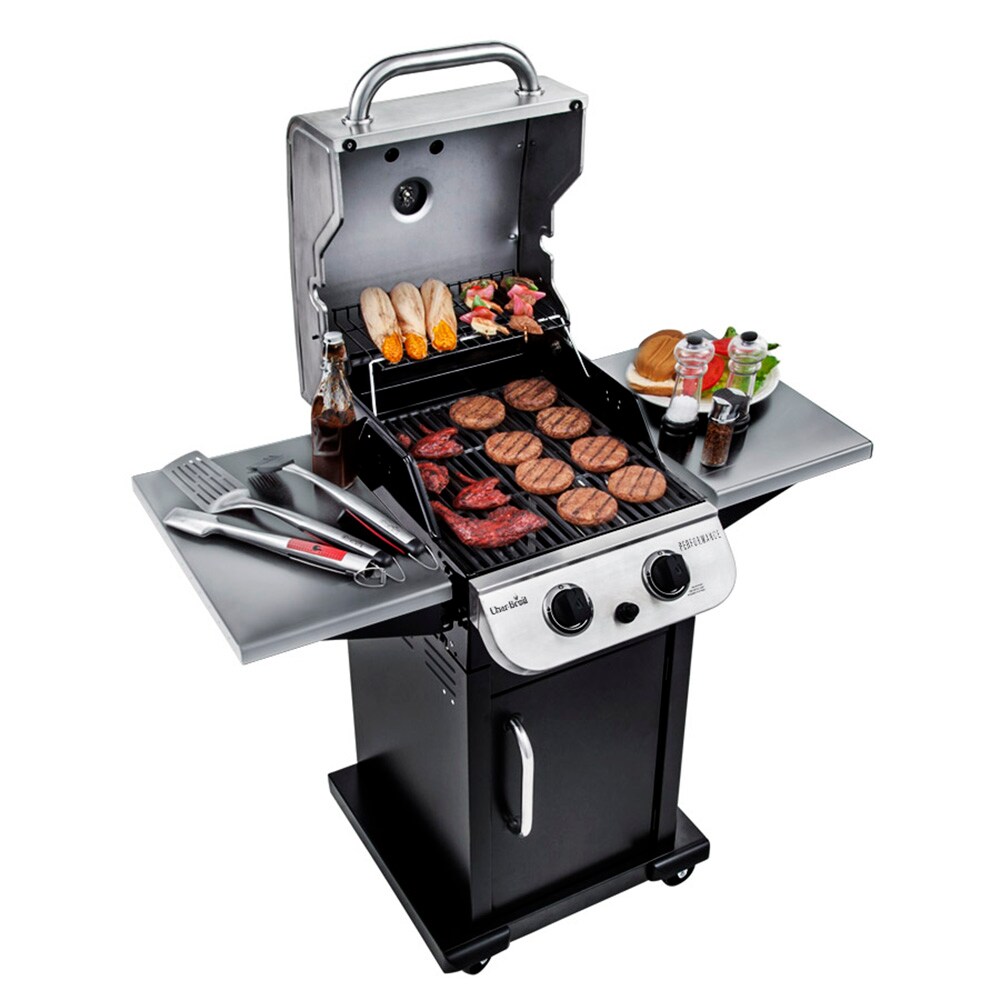 Char-Broil Series Black and Stainless Steel 2-Burner Liquid Propane Grill in the Gas Grills department at Lowes.com