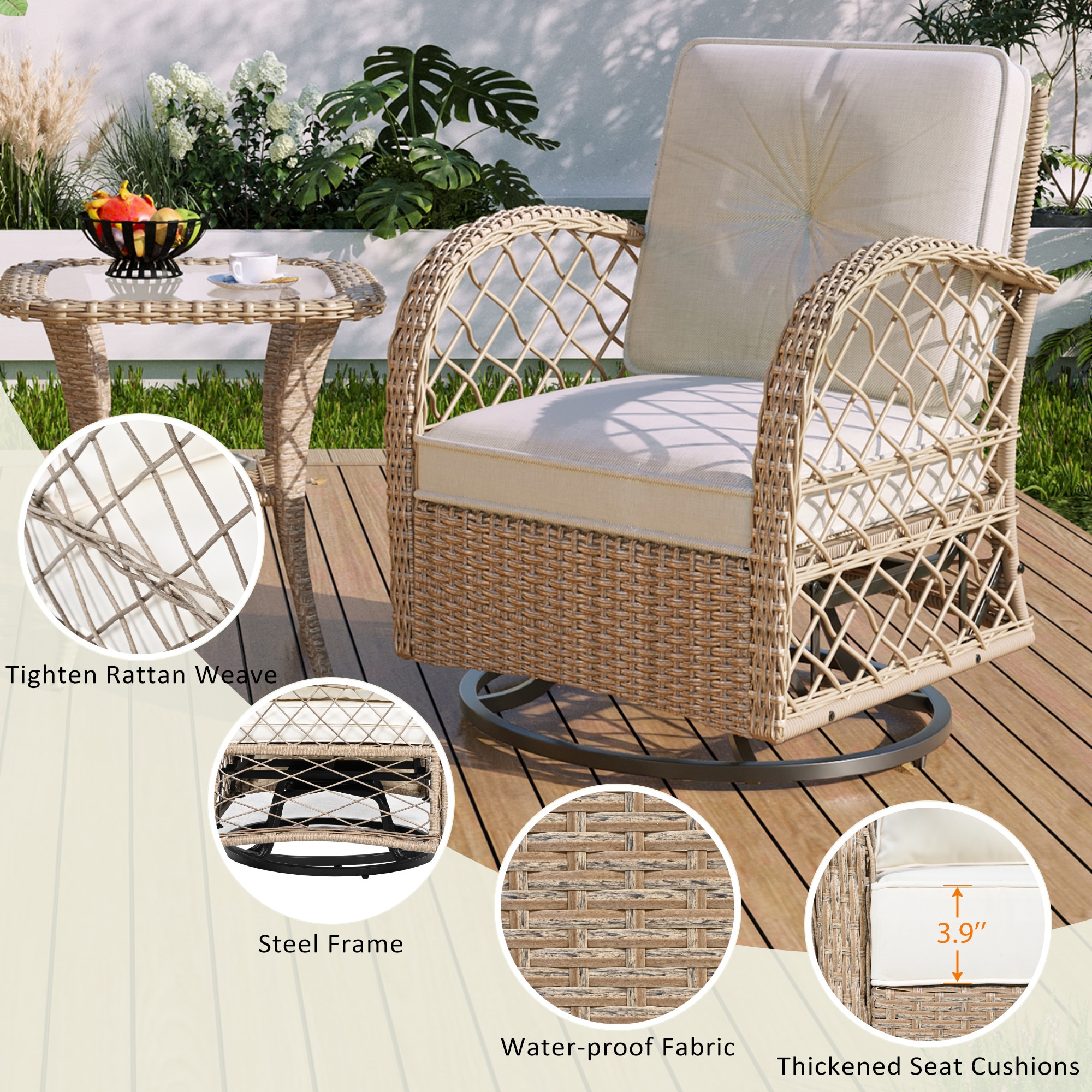 ModernLuxe L-N719P234190N Patio-Conversation-Sets - View #6