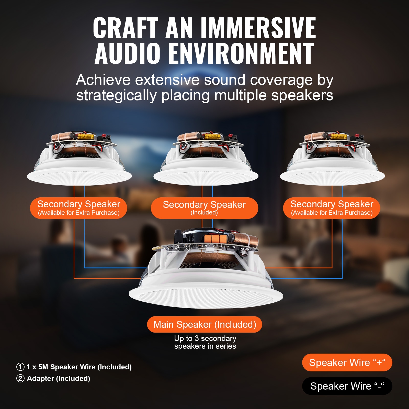 VEVOR DPXDYSQ65YCLOVPZAV1 Home-Theater-Speaker-Systems - View #7