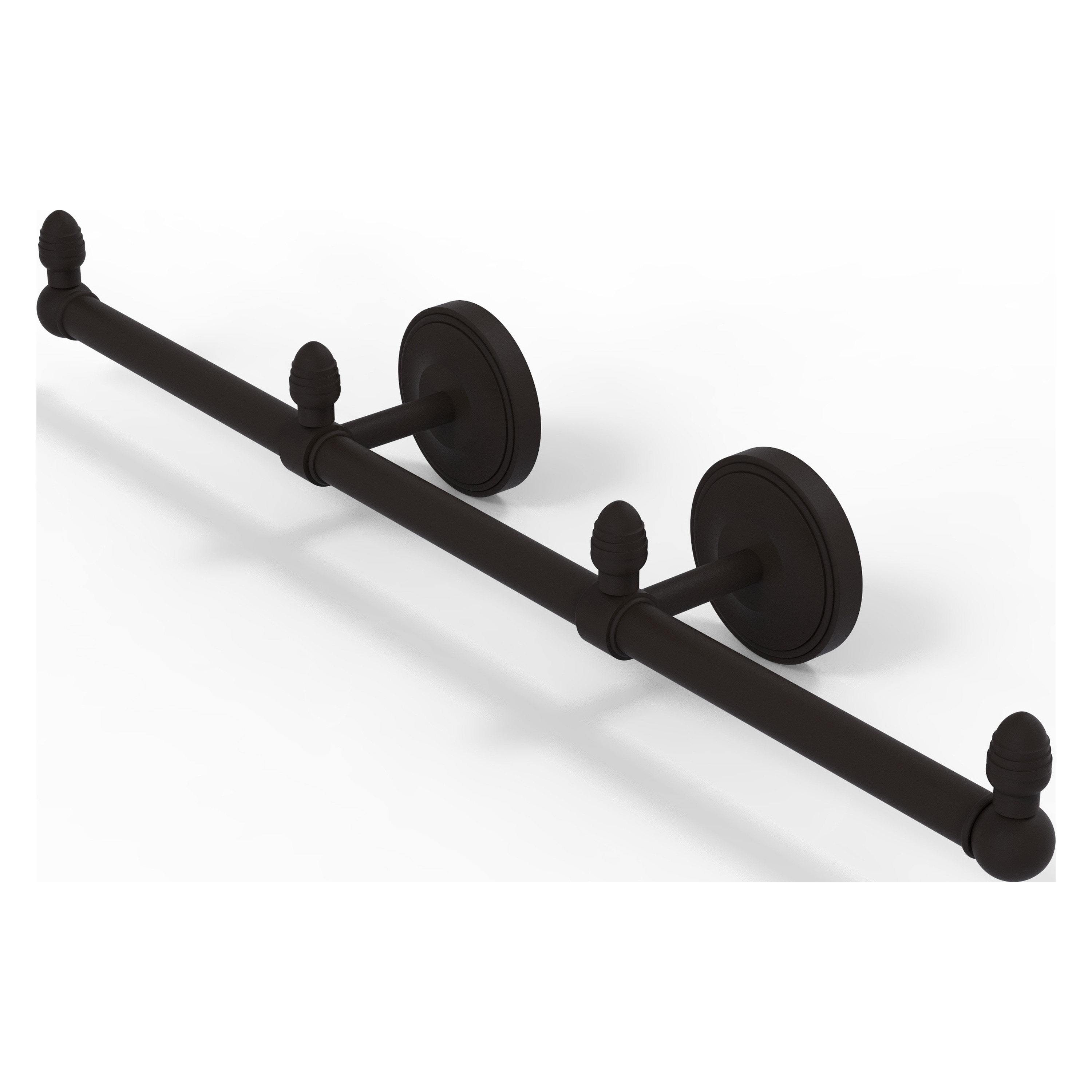 Allied Brass BPPR-HTB-3-ORB Prestige Regal 22-in double Oil Rubbed Bronze Wall mount Double Towel Bar